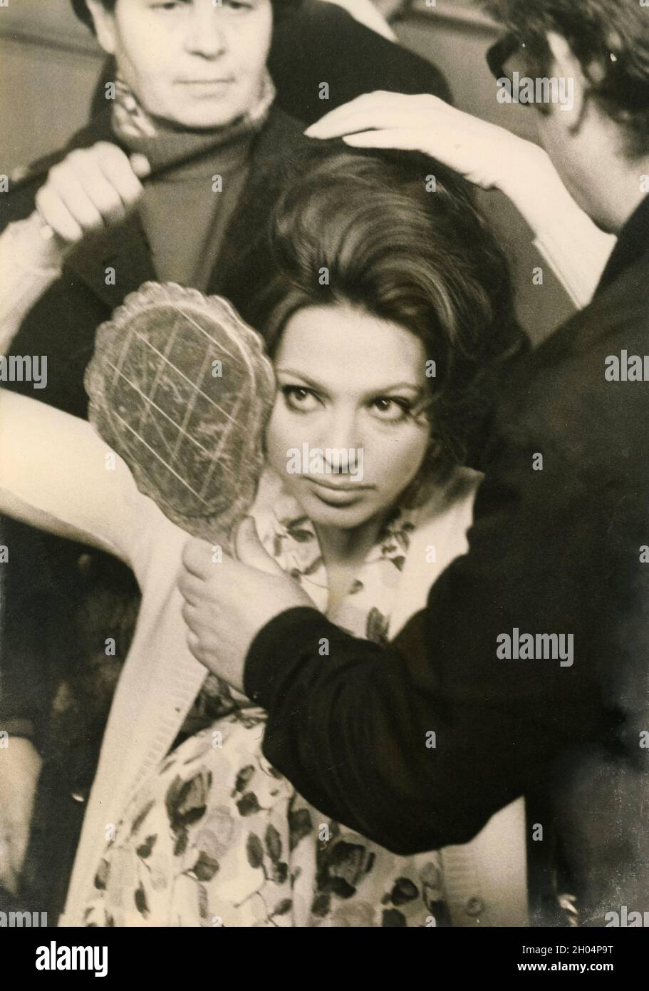 Italian actress Ira Furstenberg, 1970s Stock Photo