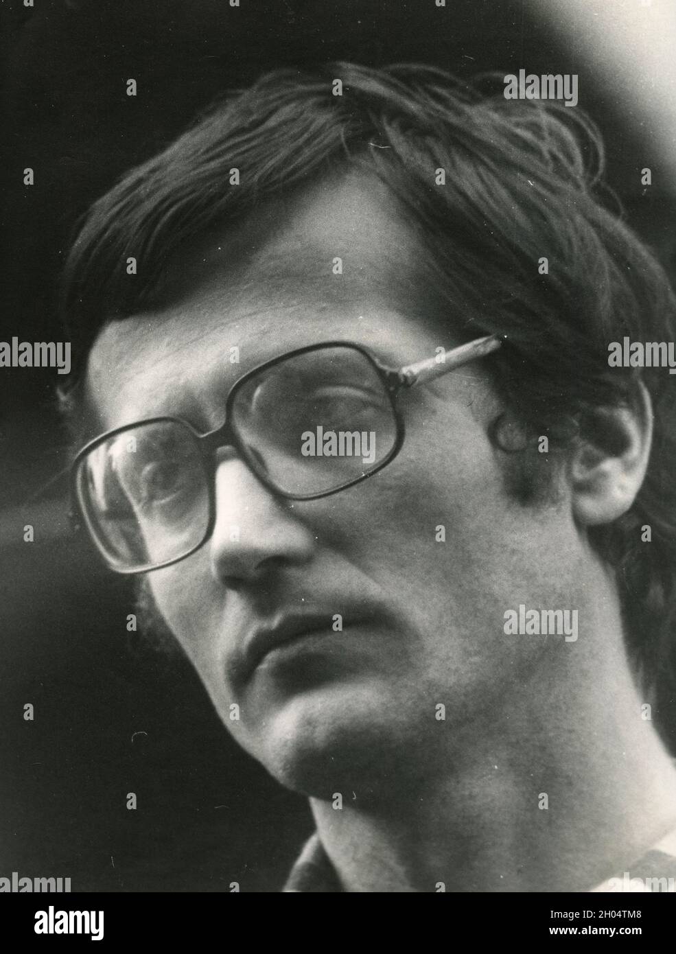 Italian writer and sociologist Guido Viale, 1970s Stock Photo Alamy
