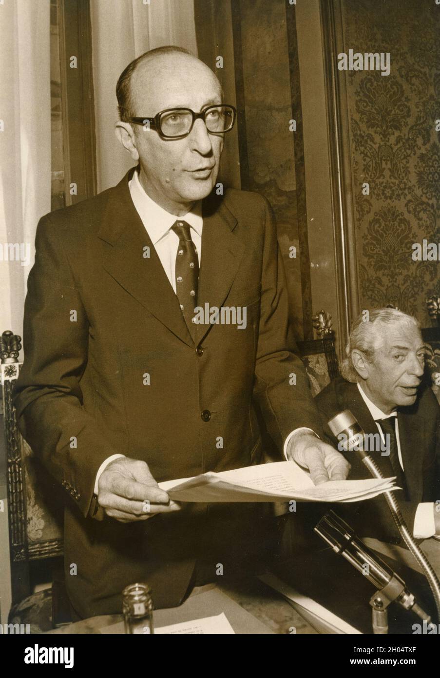 Italian oilman manager Giovanni Theodoli, President of the Oil Union ...