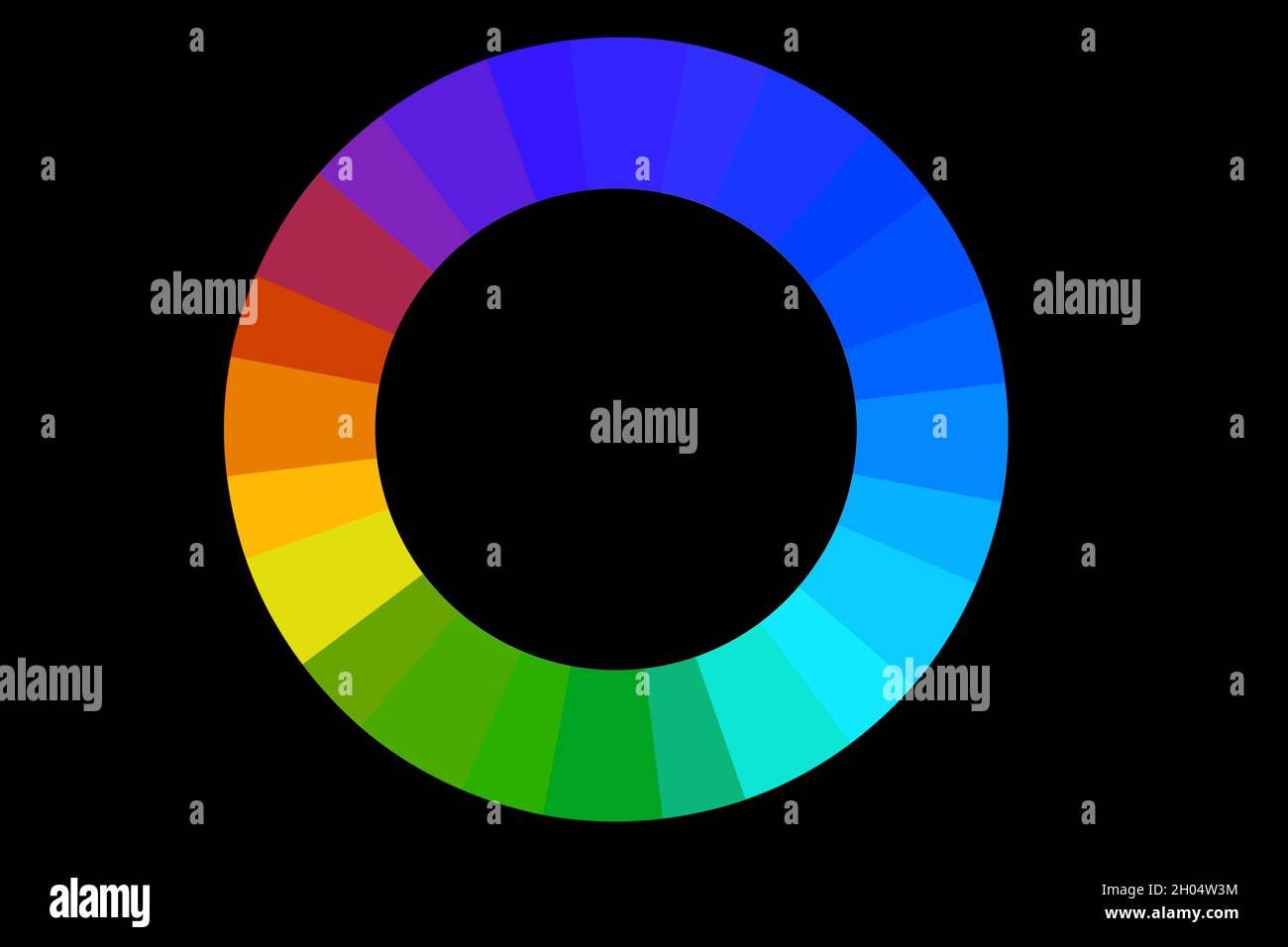 Spectro Color Wheel Color spectrum illustration hi-res stock photography and images - Alamy