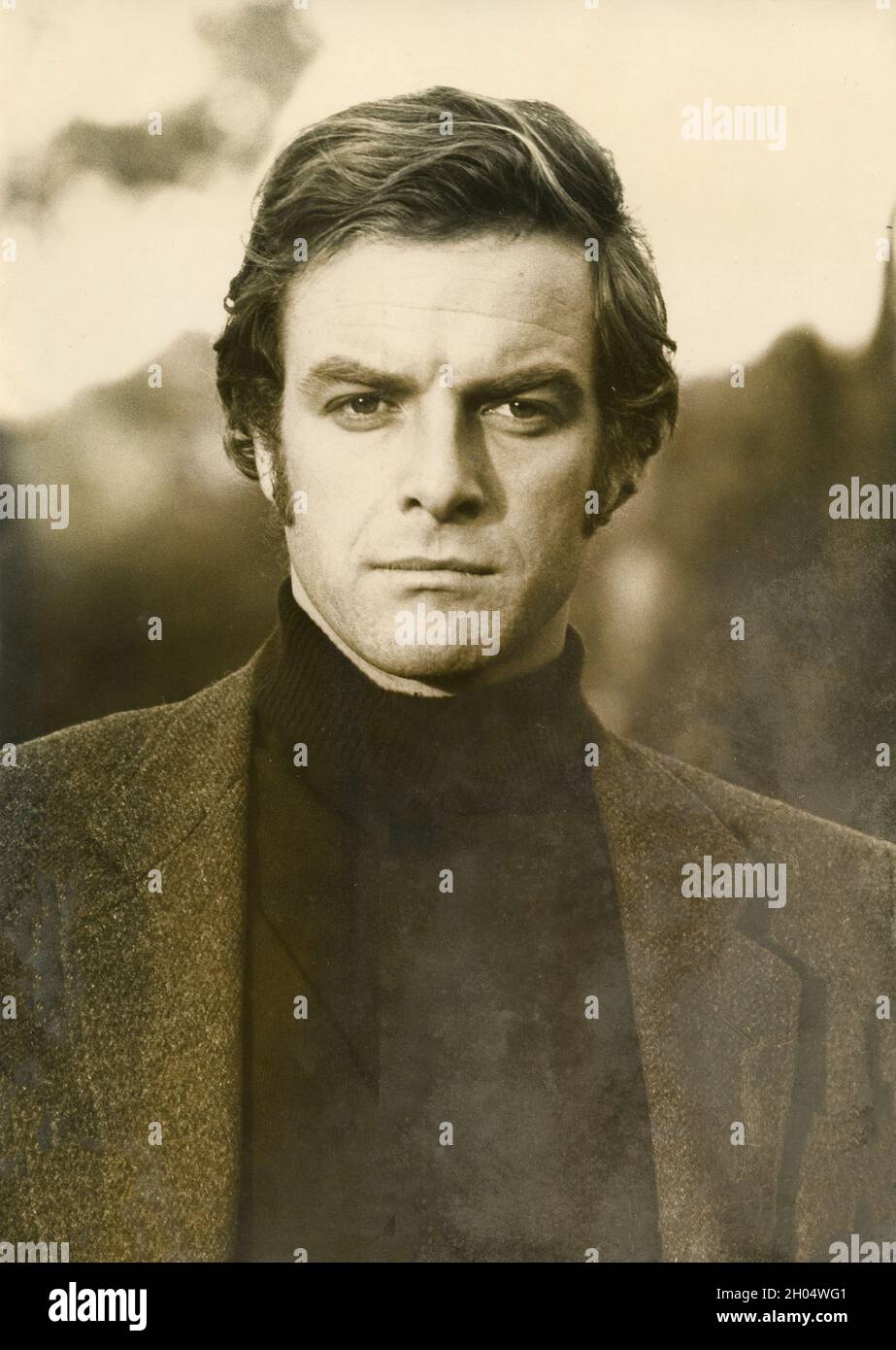 Italian actor Gianni Garko, 1970s Stock Photo