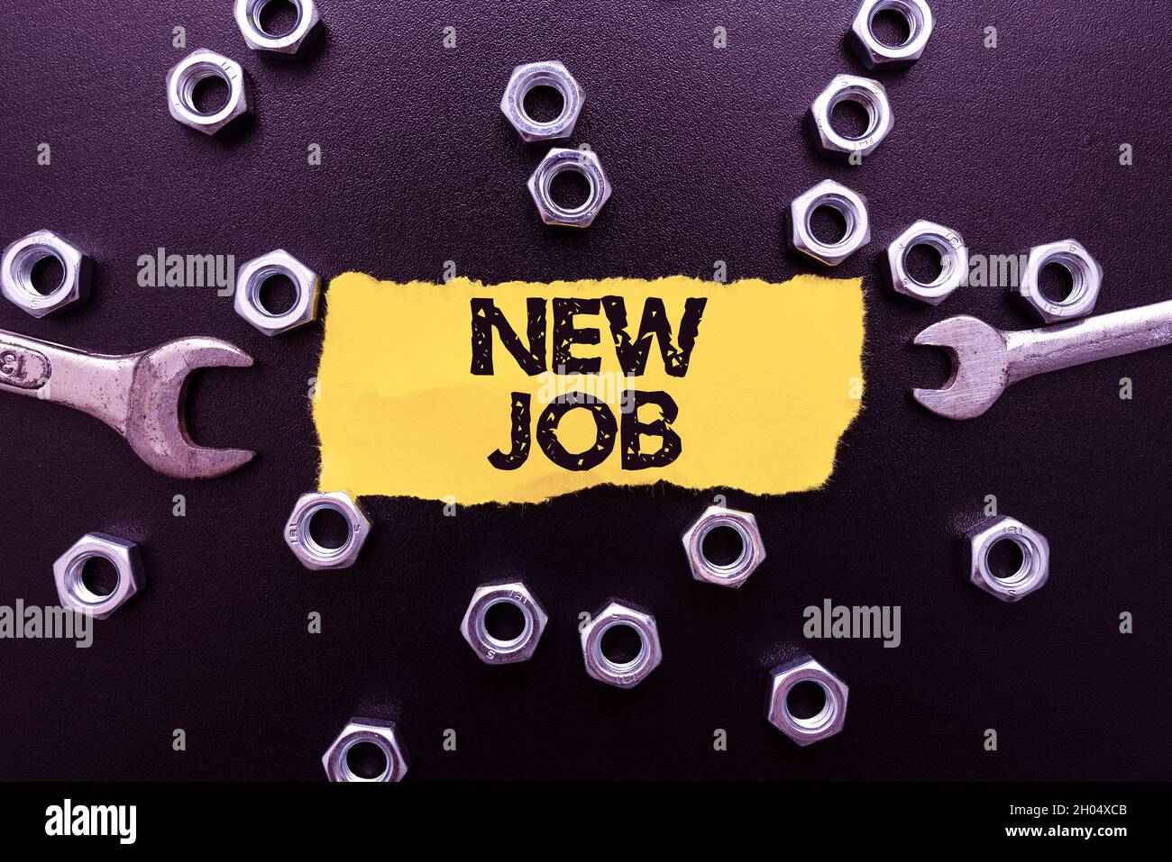 Conceptual caption New Job. Business showcase recently having paid — free download