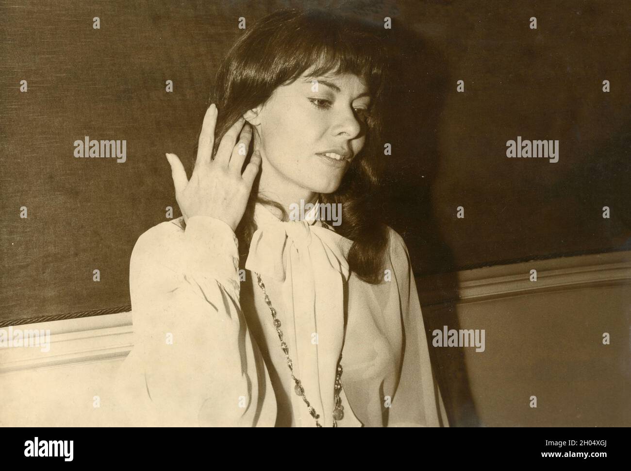 British film actress Anne Heywood, 1970s Stock Photo