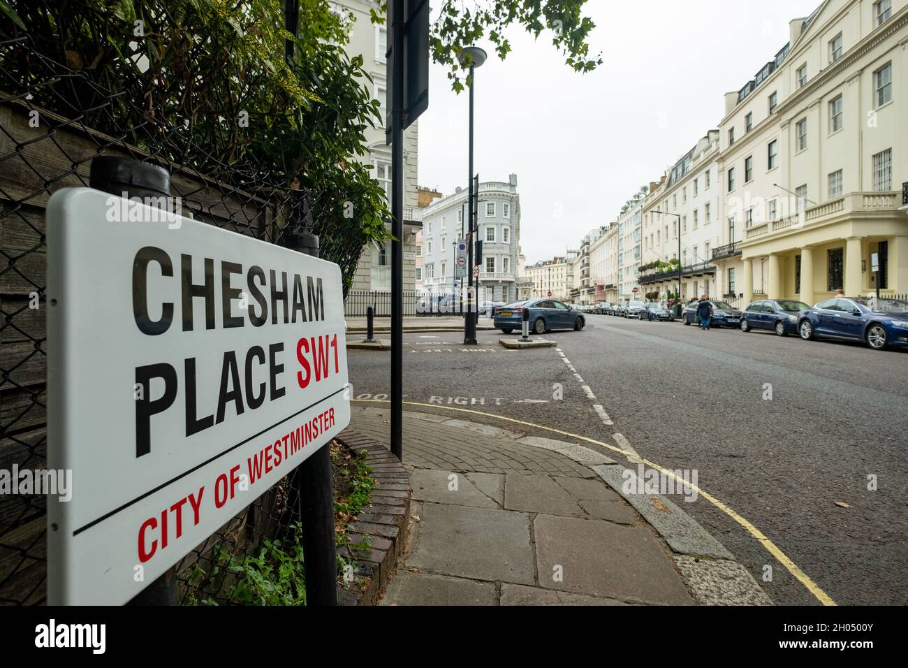 Chesham Place SW1 Belgravia / Knightsbridge - London Stock Photo