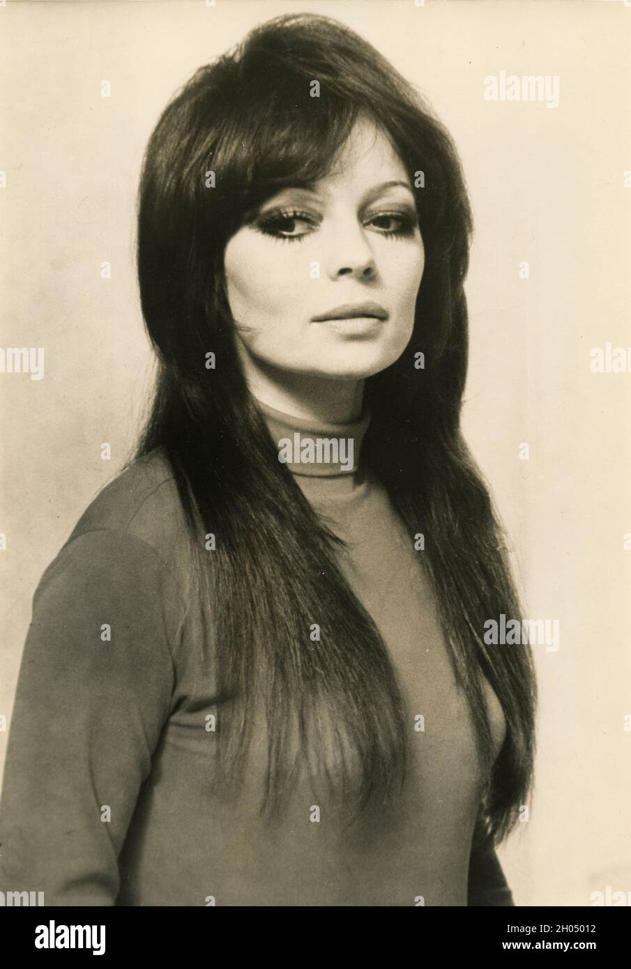 French film actress Pascale Petit, 1970s Stock Photo