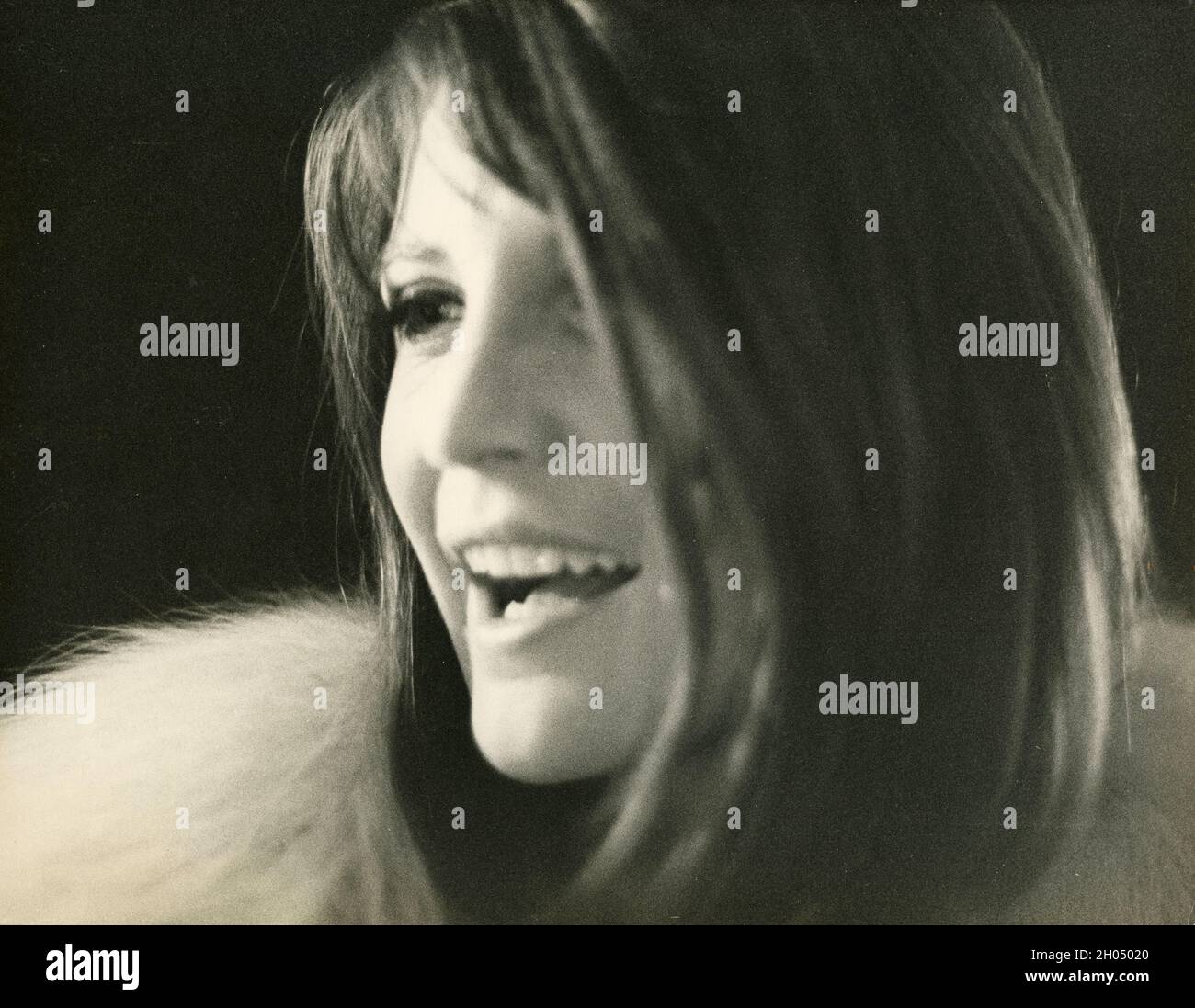 English singer Sandie Shaw, 1970s Stock Photo