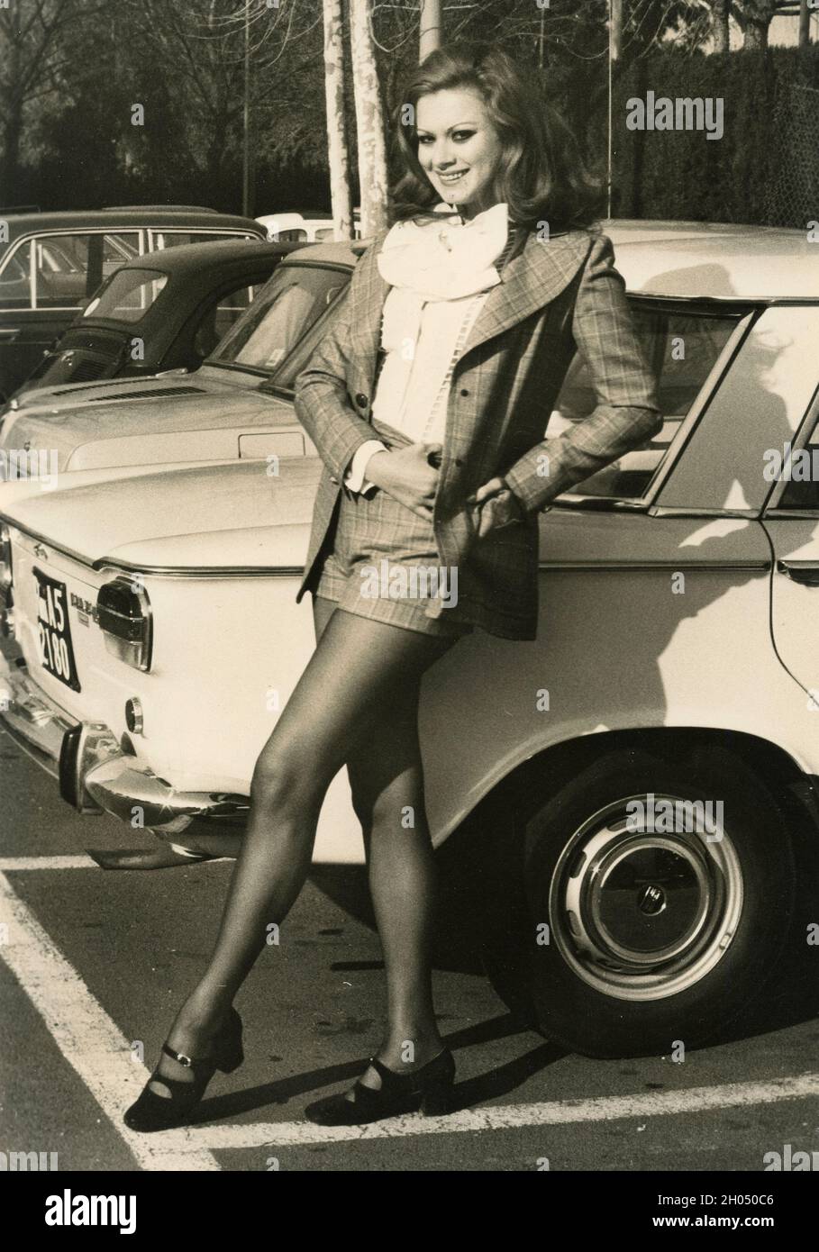 Italian film actress Gianna Serra, 1970s Stock Photo