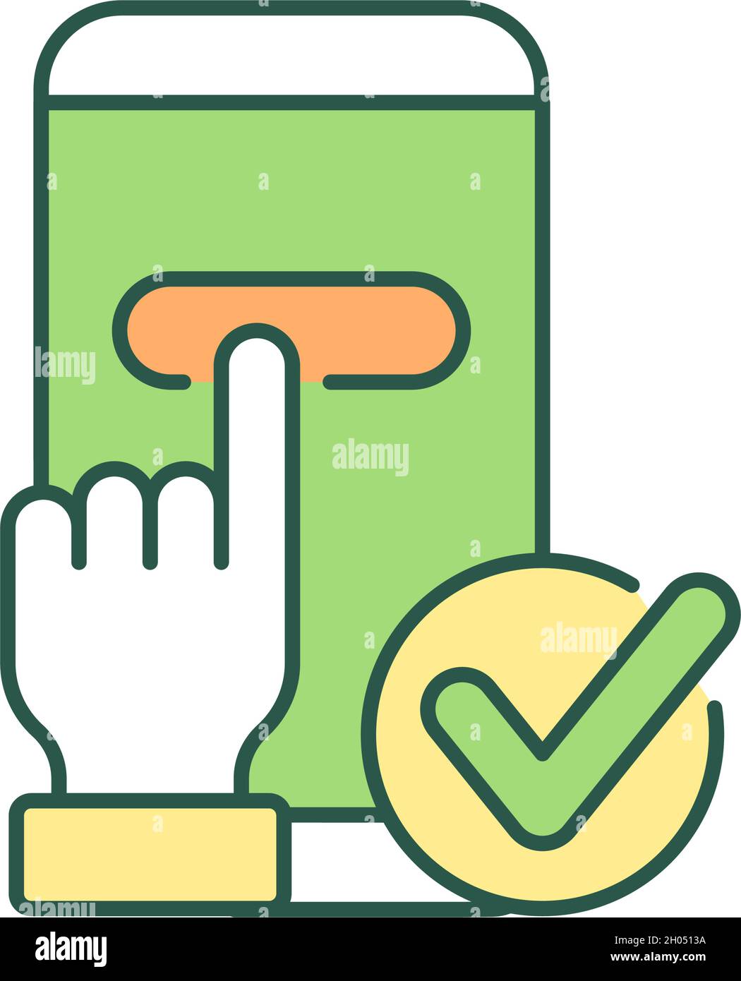 Online subscription RGB color icon Stock Vector Image & Art - Alamy