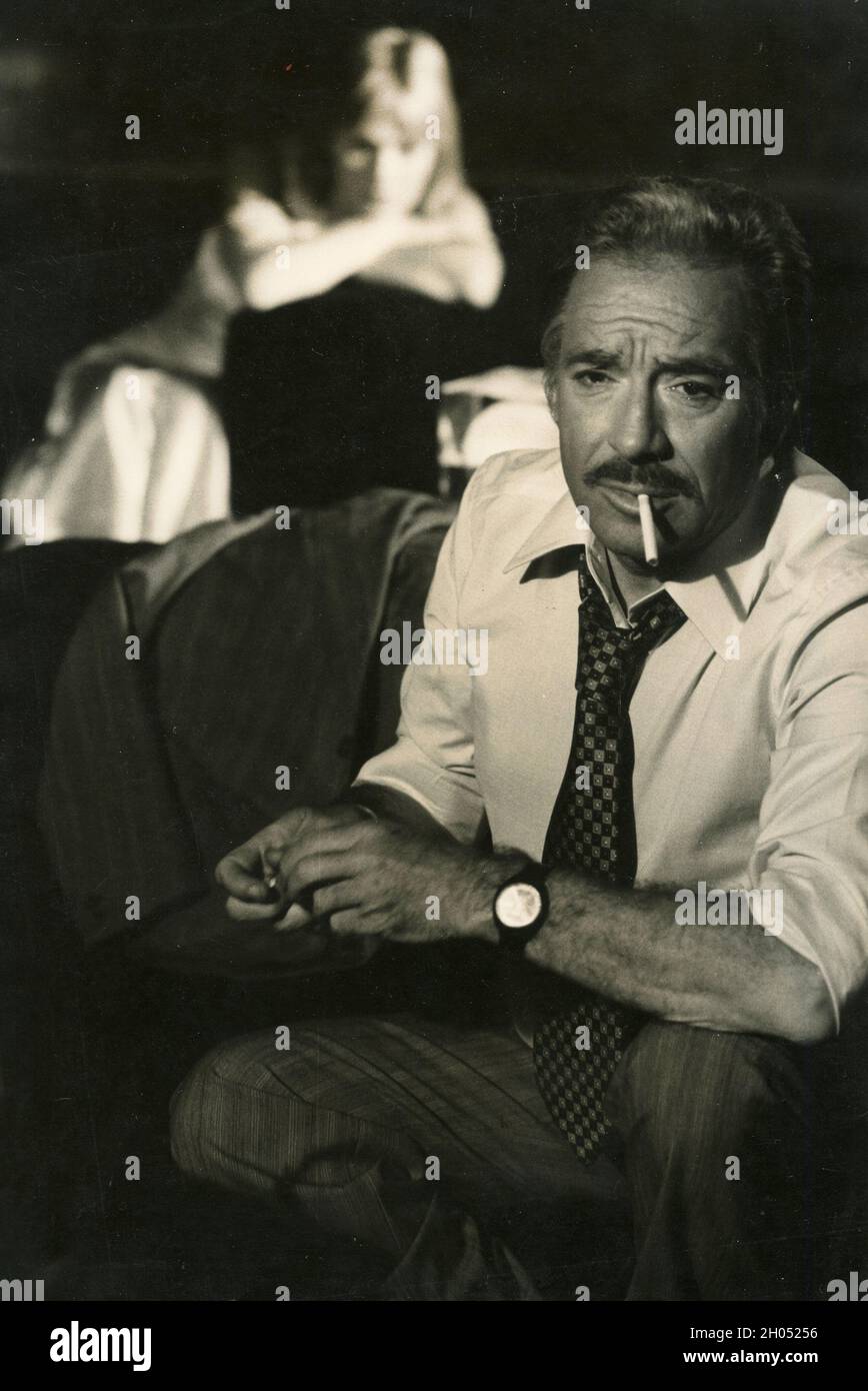 Italian actor and comedian Ugo Tognazzi, 1970s Stock Photo