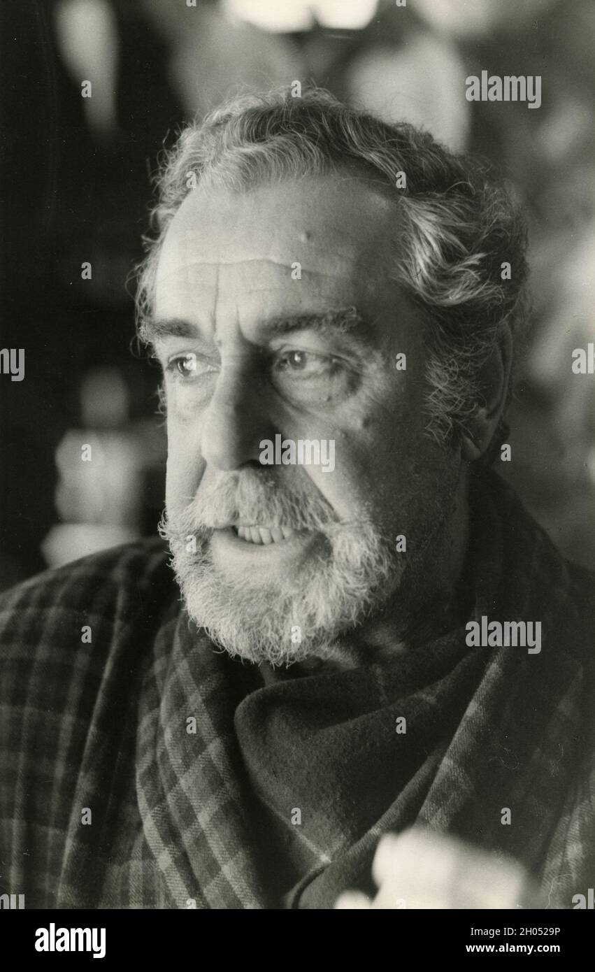 Spanish actor Fernando Rey, 1970s Stock Photo