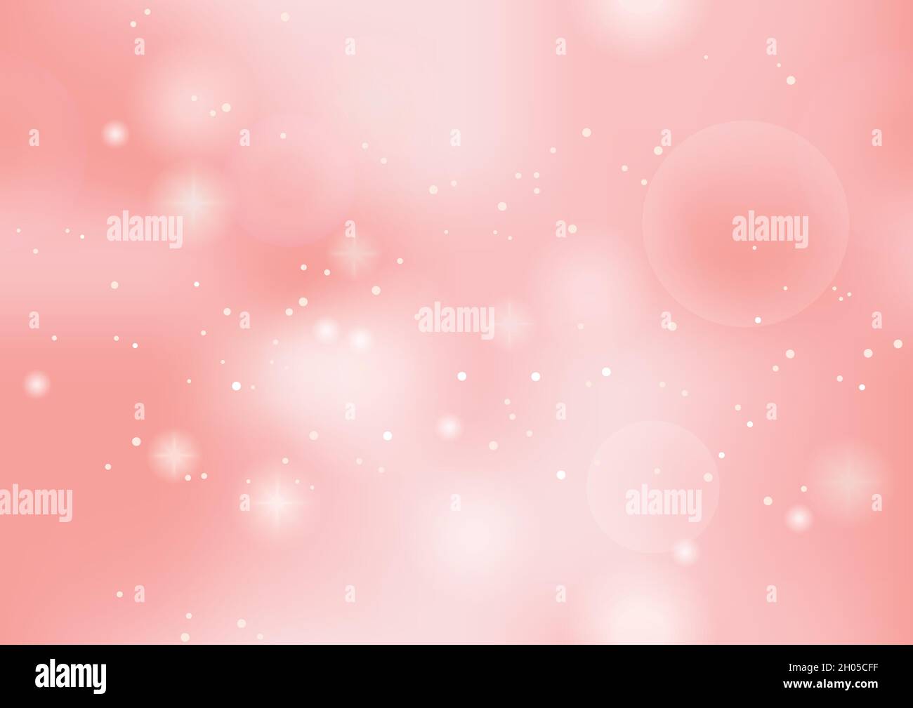 Seamless Abstract Pink Bokeh Background With Lights And Halos Vector 