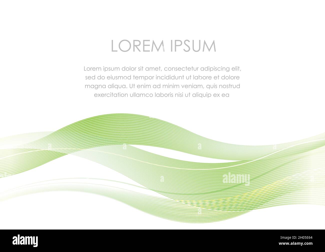 Abstract Seamless Background With Green Wavy Lines And Text Space ...