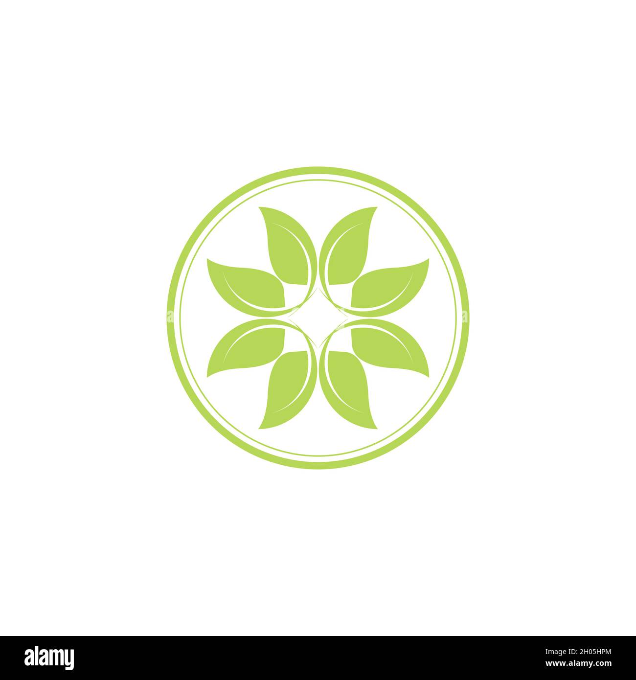 Leaf fresh health care medical logo and symbols Stock Vector Image ...