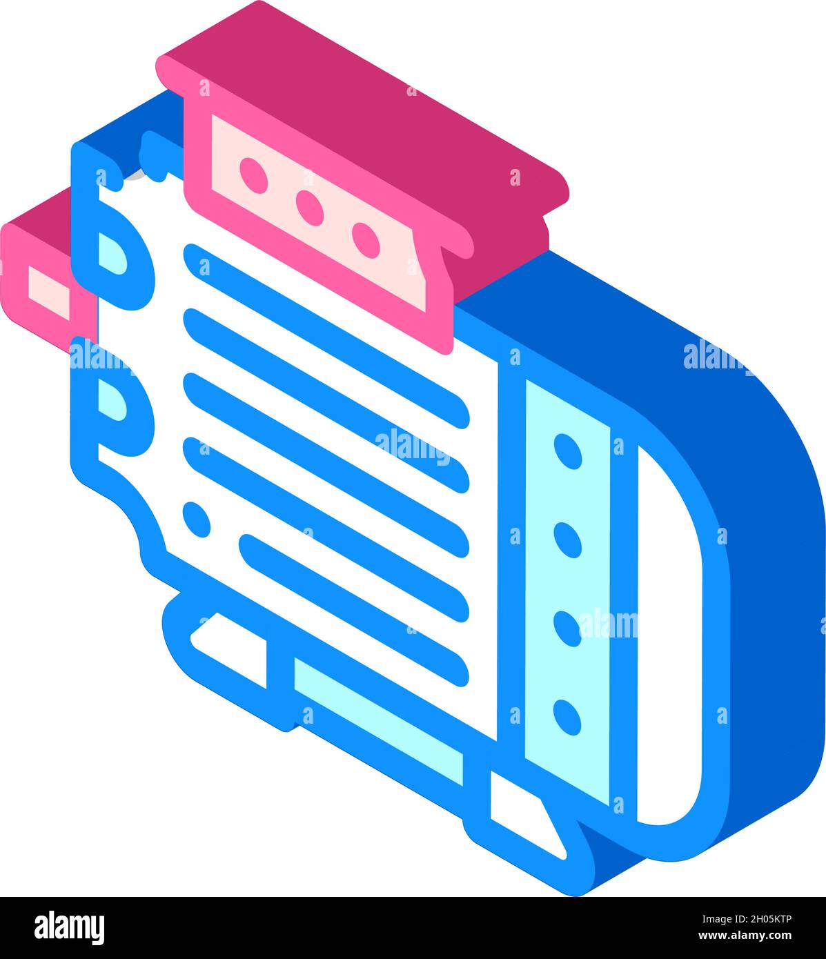 electric generator isometric icon vector illustration Stock Vector ...