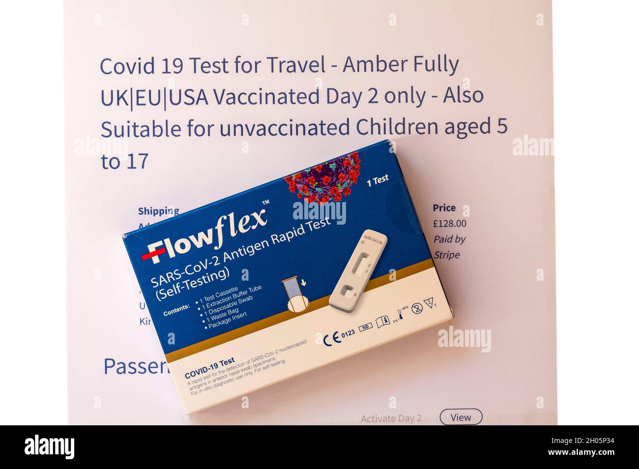 Flowflex SARSCoV2 Antigen Rapid Test with Covid 19 Test for Travel