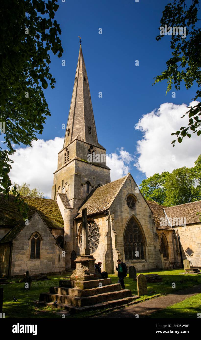 UK, Gloucestershire, Cheltenham, St Mary’s Medieval church, the Minster Stock Photo