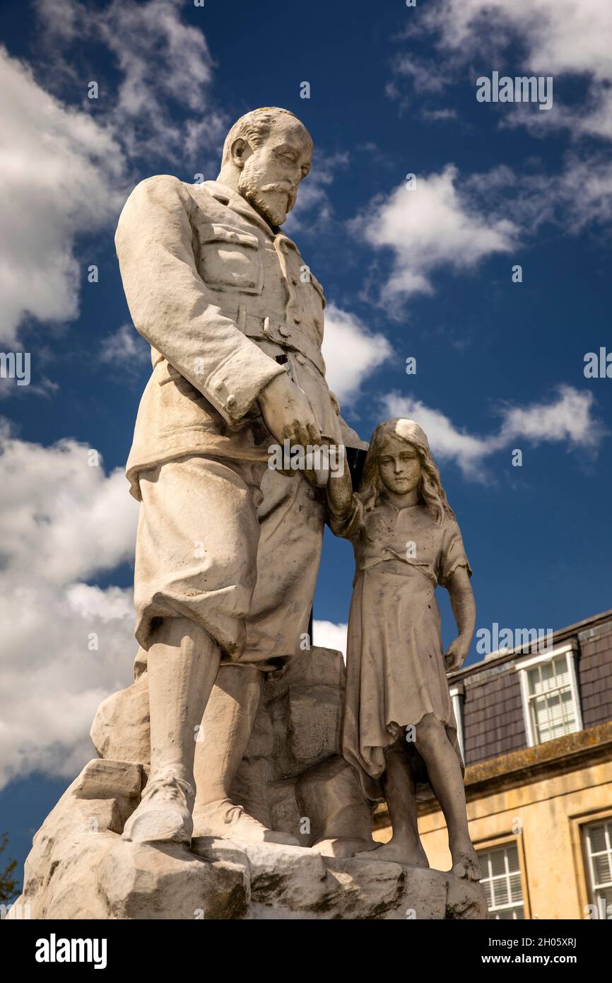 UK, Gloucestershire, Cheltenham, Montpelier, 1910 statue of ‘peacemaker’ King Edward VII Stock Photo