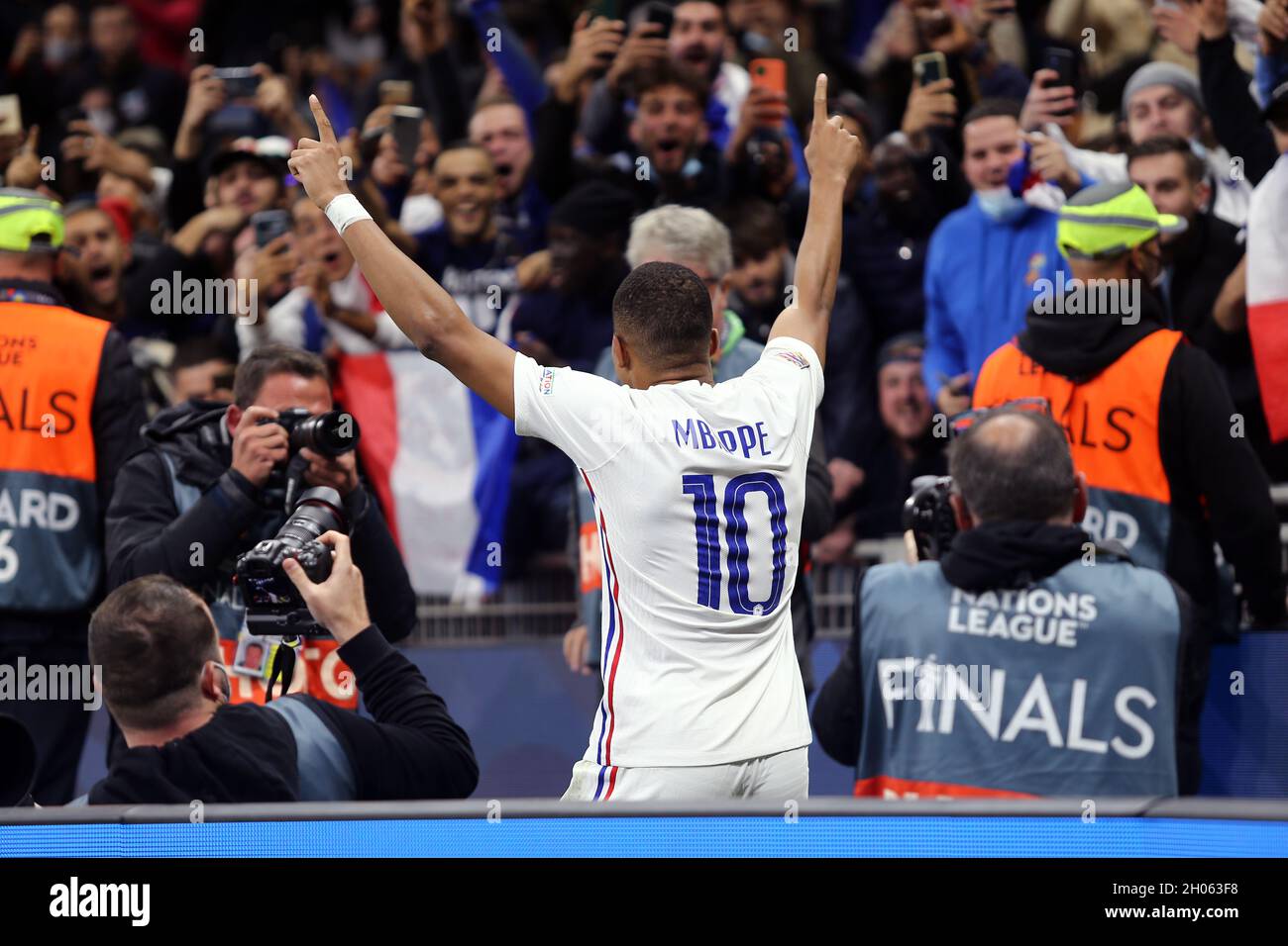 Kylian Mbappe Of France Celebrates After Scoring His Team S Second Goal Kylian Mbappe Of France Celebrates After Scoring His Team S Second Goal