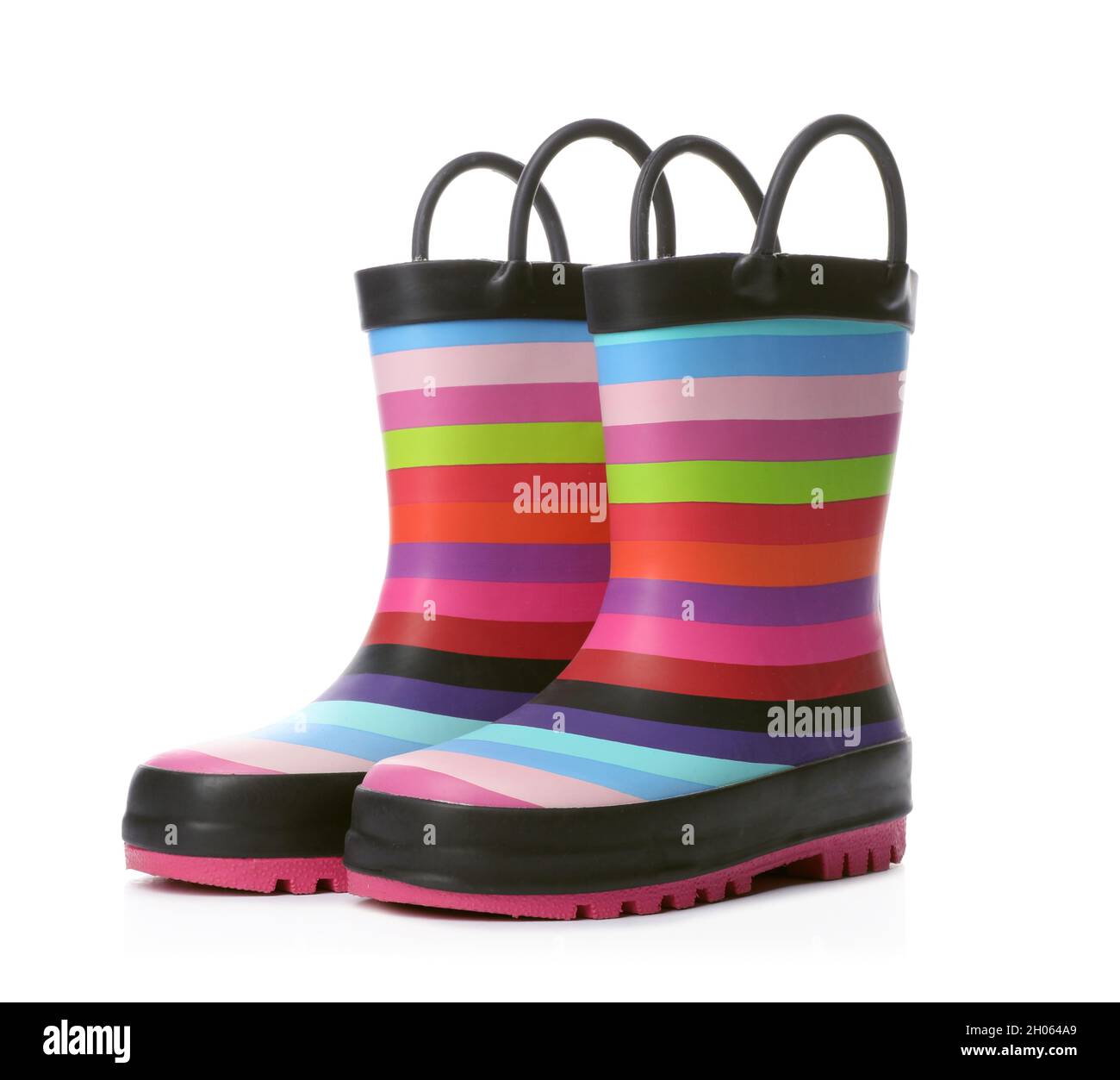 colorful rubber boots