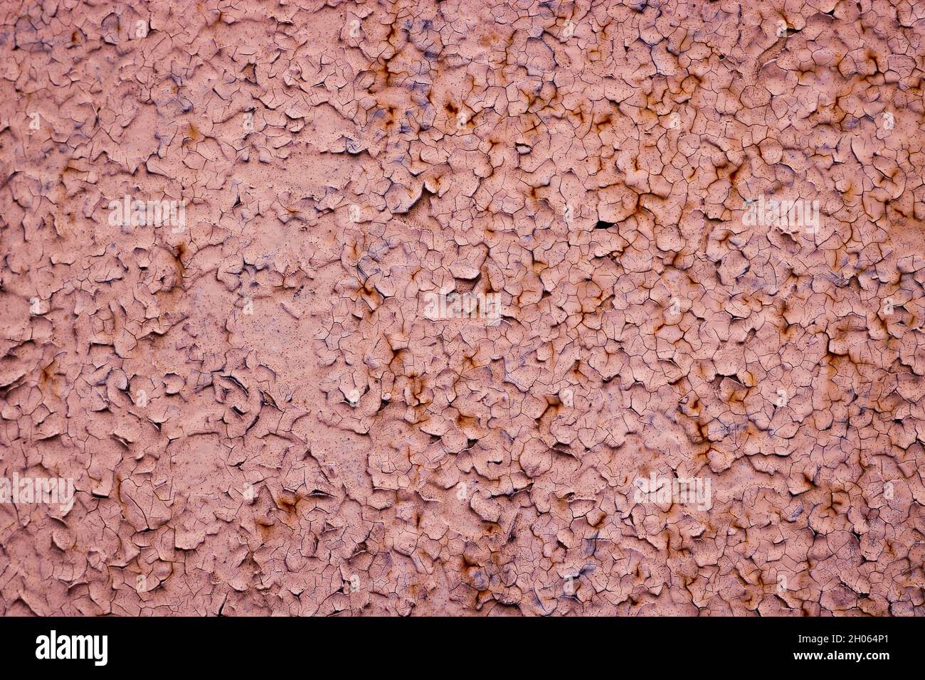 Rusty metal texture, old paint, cracked grunge background. Stock Photo
