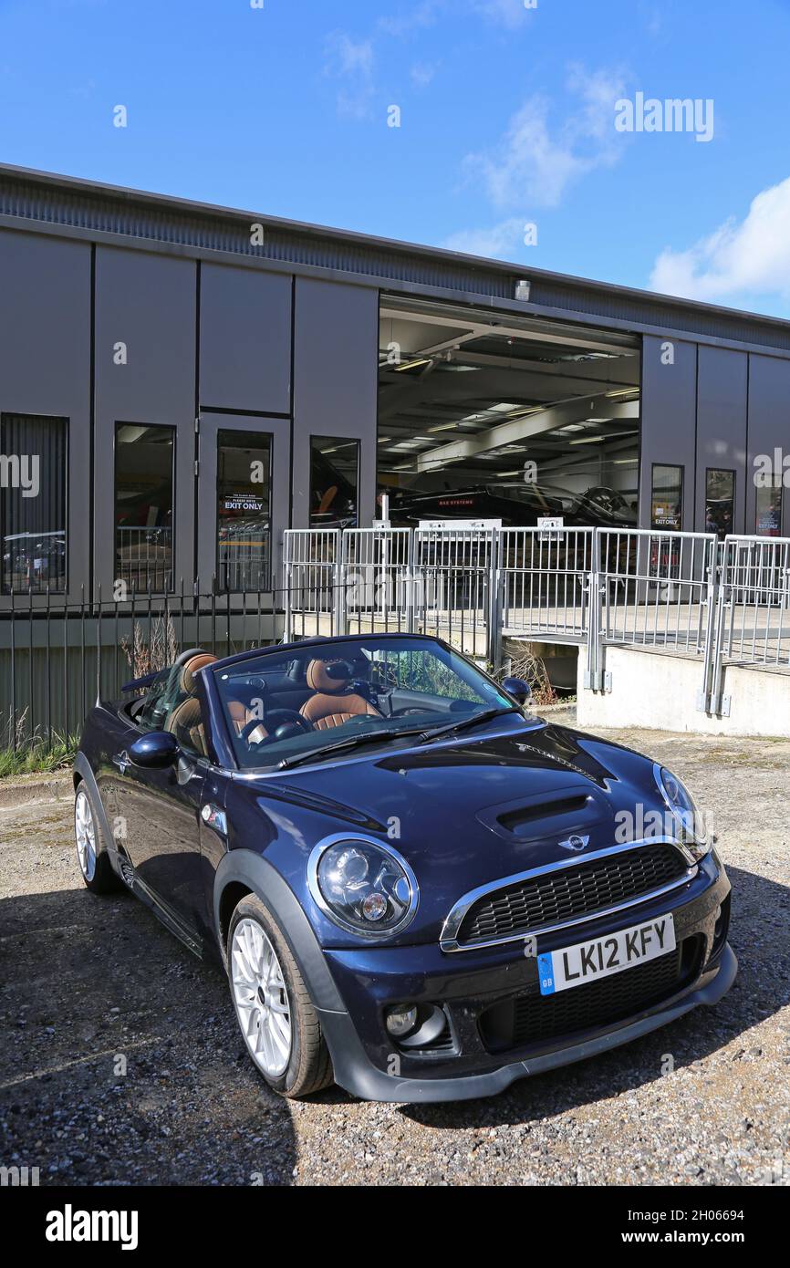 Mini Cooper S Roadster (2012), Mini Day, 3 October 2021, Brooklands Museum, Weybridge, Surrey, England, Great Britain, United Kingdom, UK, Europe Stock Photo