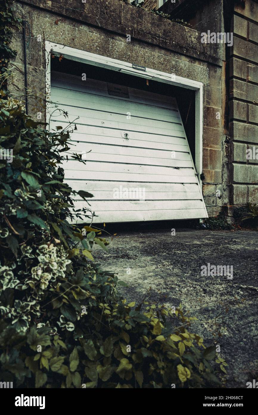 Garage Door Half Open Hi res Stock Photography And Images Alamy garage-door-half-open-hi-res-stock-photography-and-images-alamy