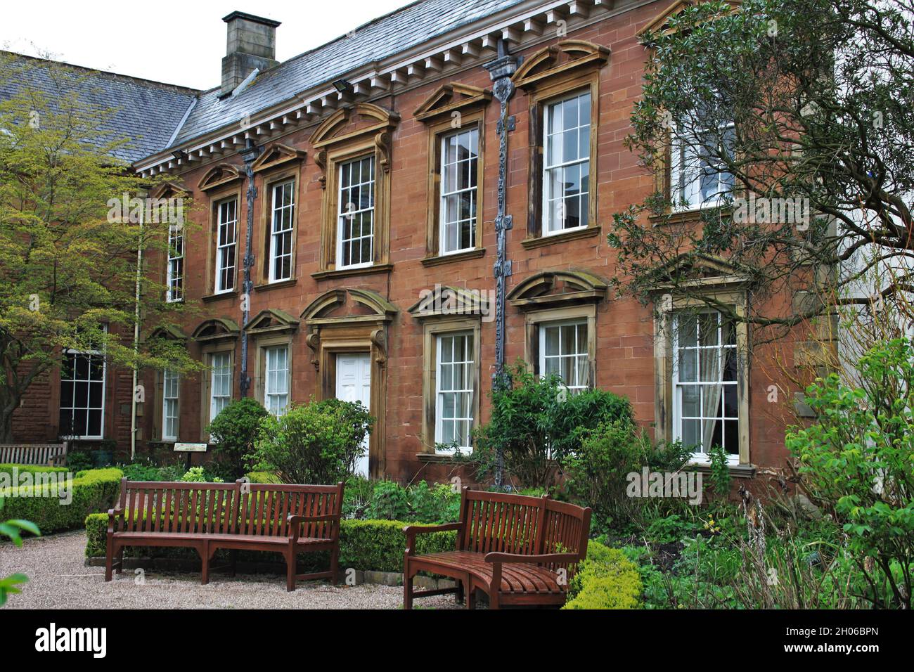 Tully House England Stock Photo Alamy