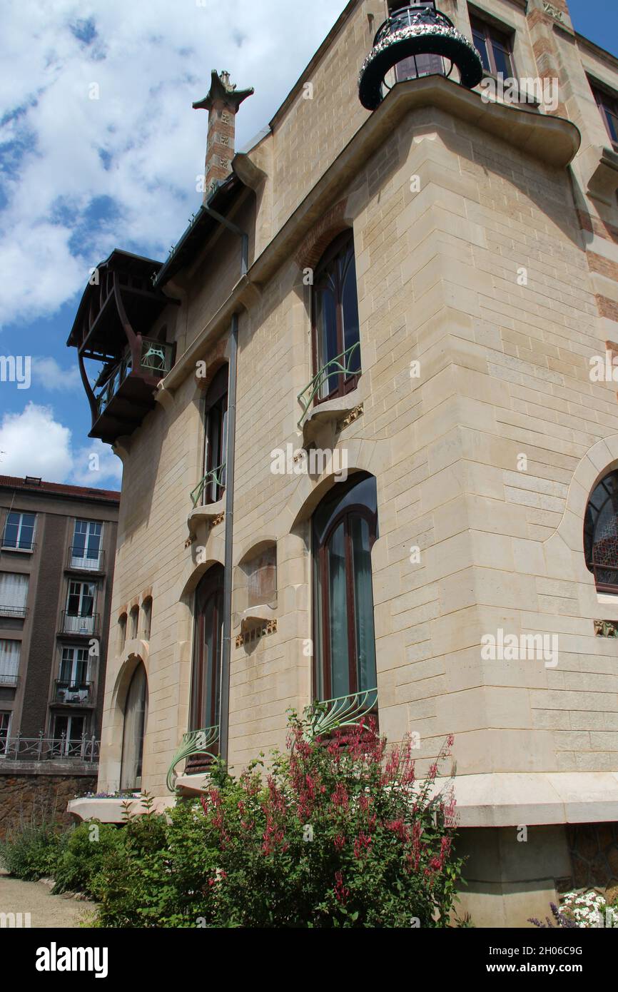 art nouveau house (villa majorelle) in nancy in lorraine (france) Stock Photo