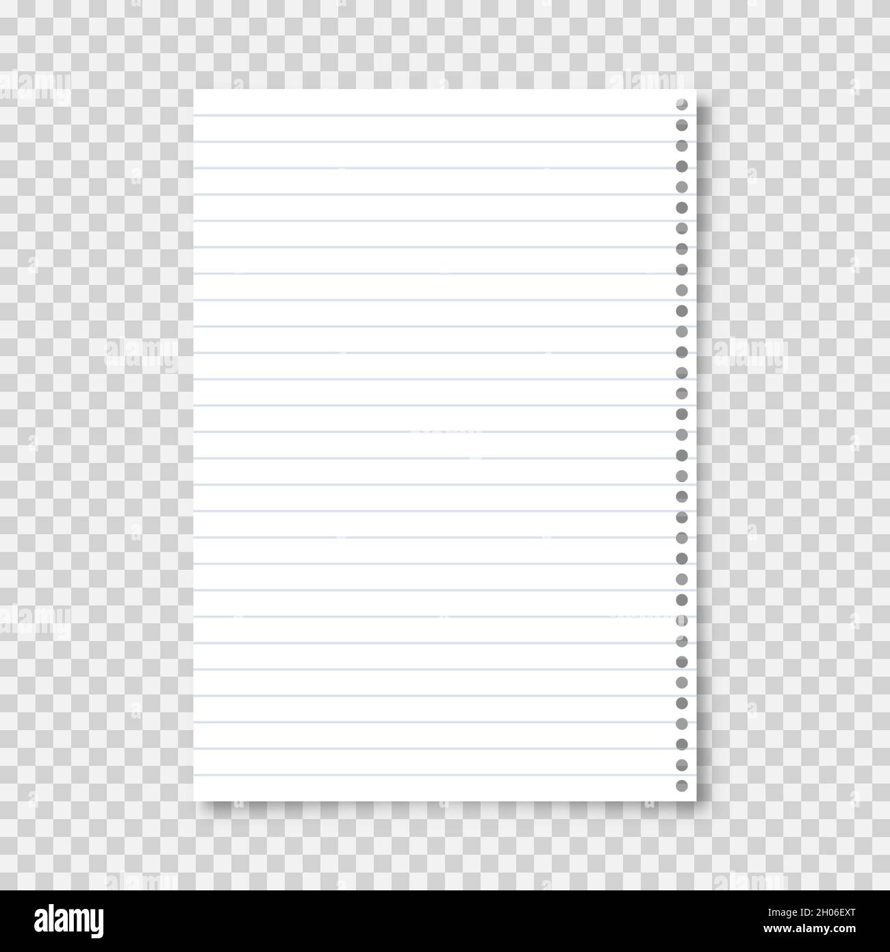 Blank page no line white paper of Notebook Stock Photo - Alamy