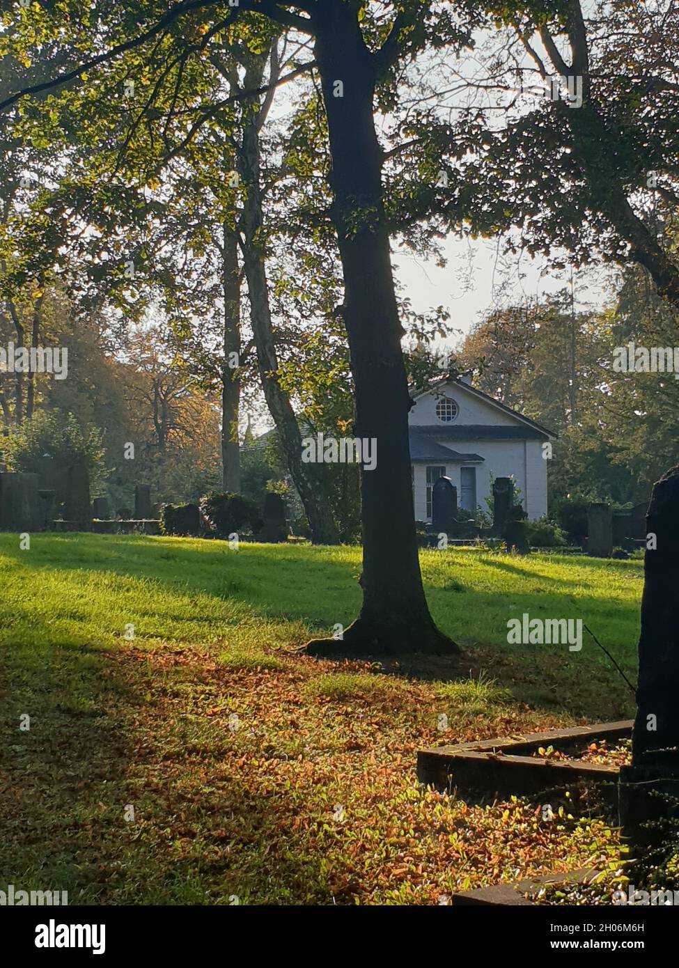 Altstadtfriedhof in Mülheim an der Ruhr Stock Photo