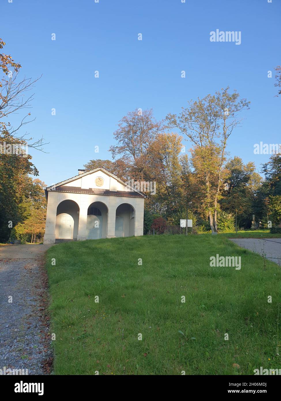 Altstadtfriedhof in Mülheim an der Ruhr Stock Photo