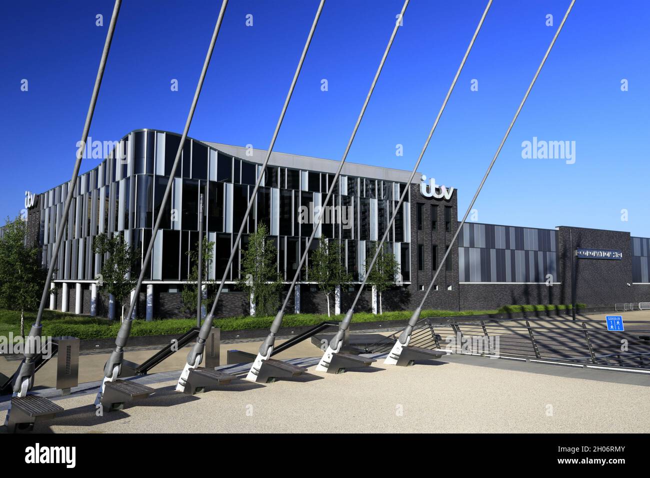The ITV studios, Salford Quays, Manchester, Lancashire, England, UK
