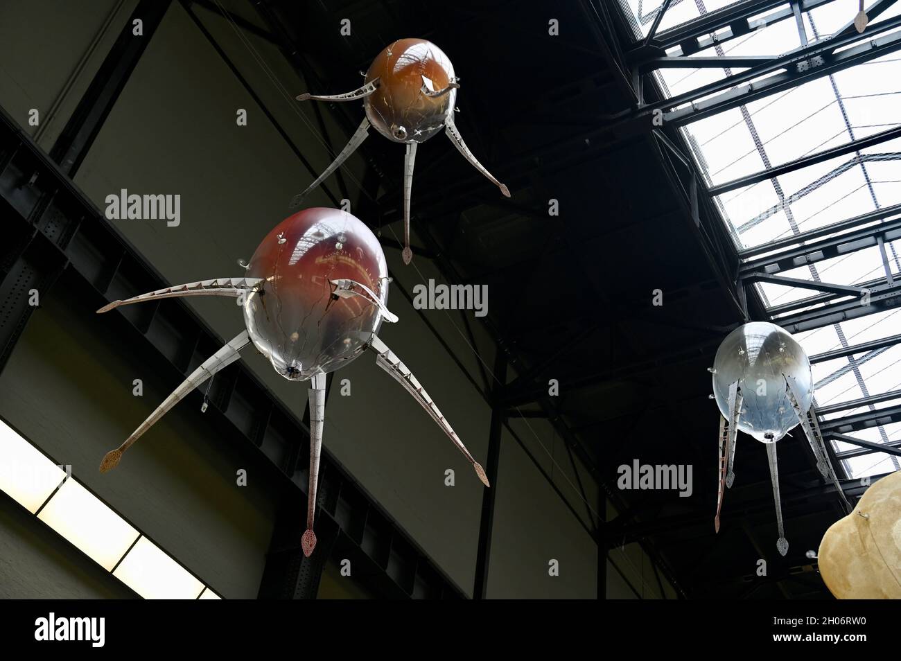 London, UK. Press viewing for Hyundai Commission : Anicka Yi : In Love With The World, Turbine Hall, Tate Modern. Stock Photo