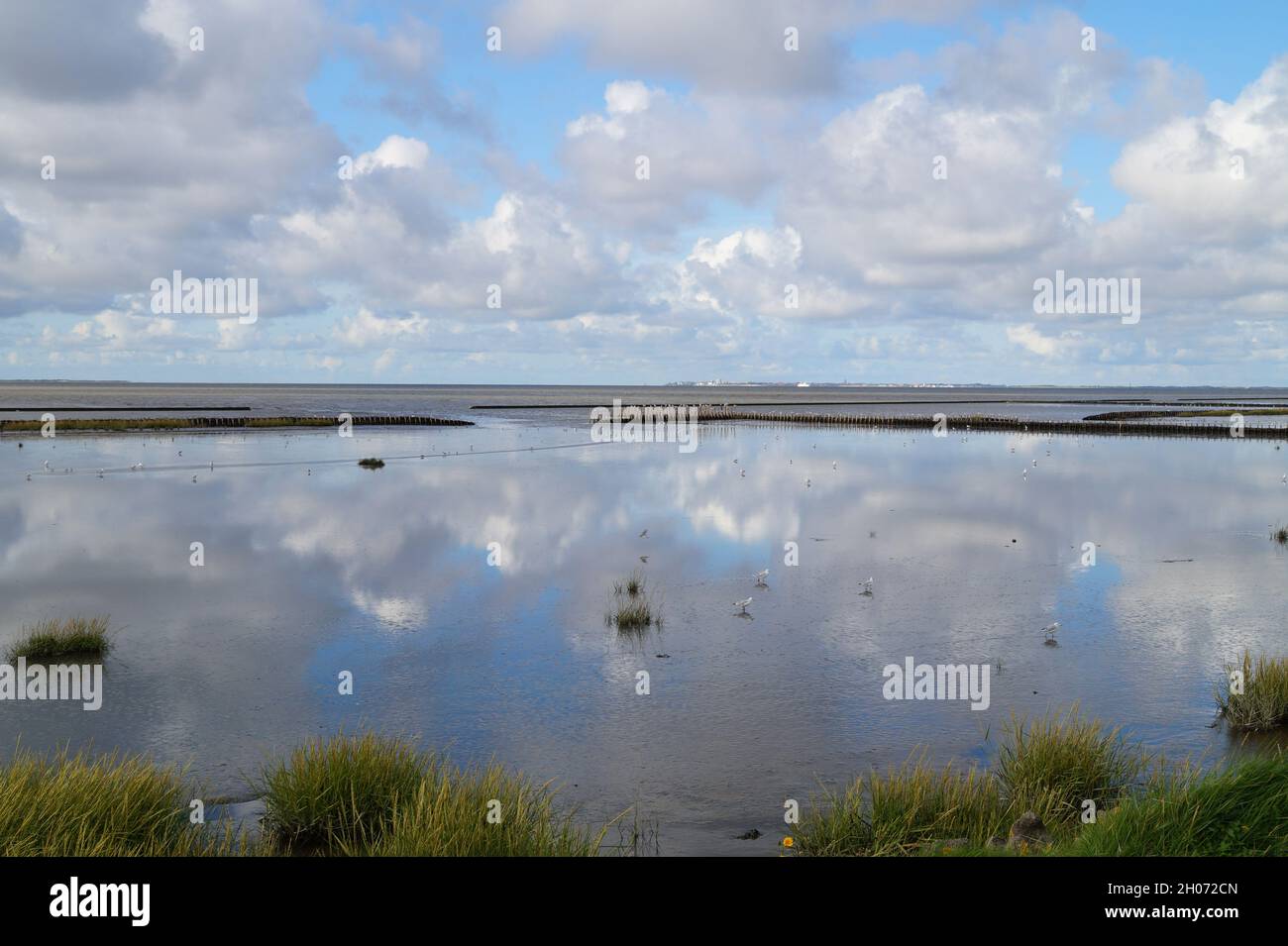 Picturesque Norderney Island in the North Sea in Germany Stock Photo