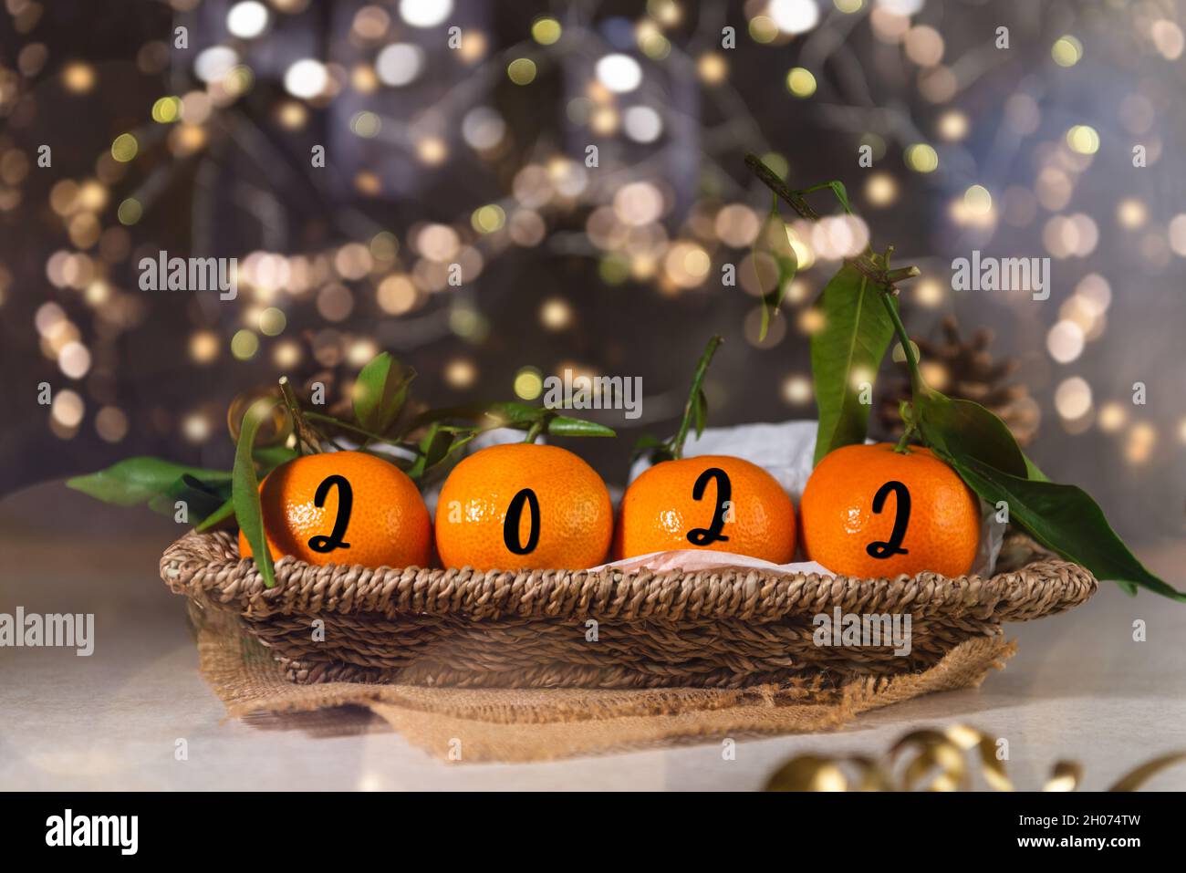 New Year 2022 is Coming Concep Stock Photo