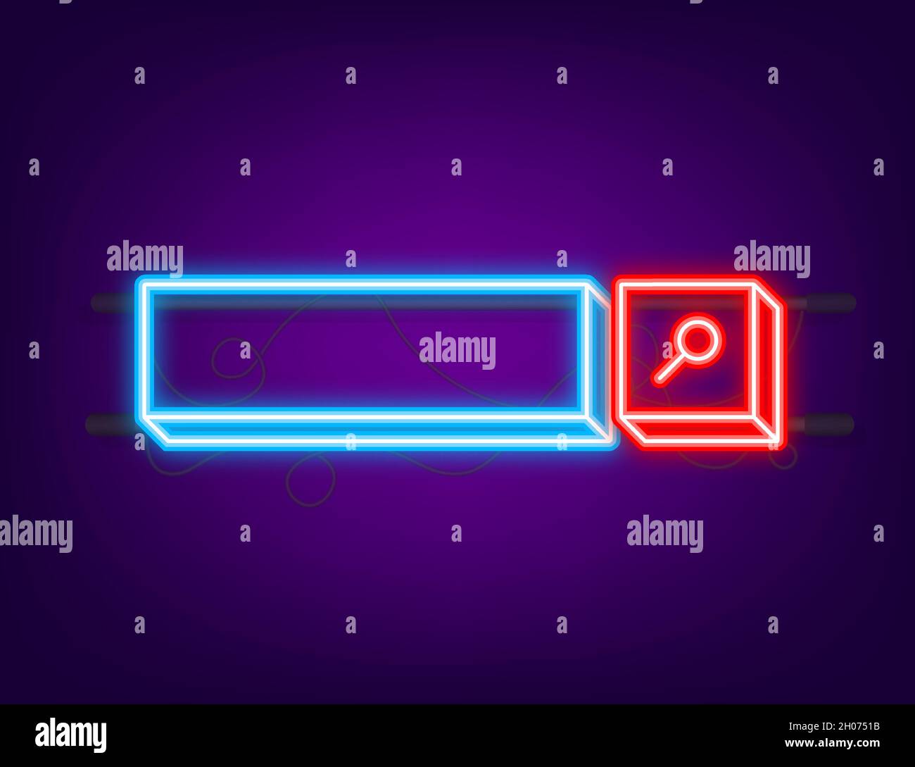 Search bar icon, set of search boxes ui template isolated on white