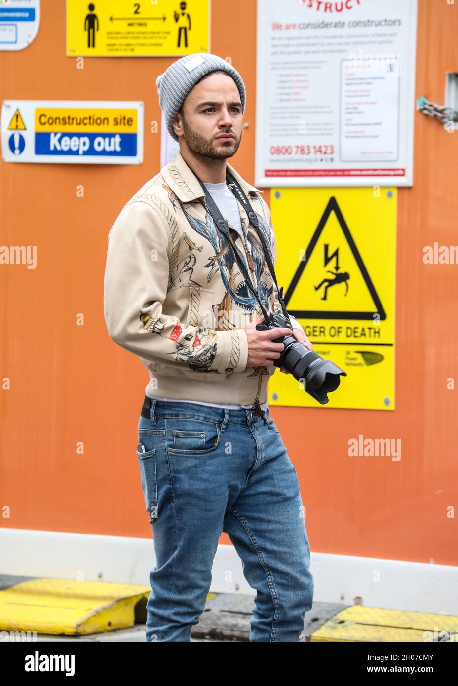 London, UK. 08th Oct, 2021. Soap and Reality TV star Adam Thomas 