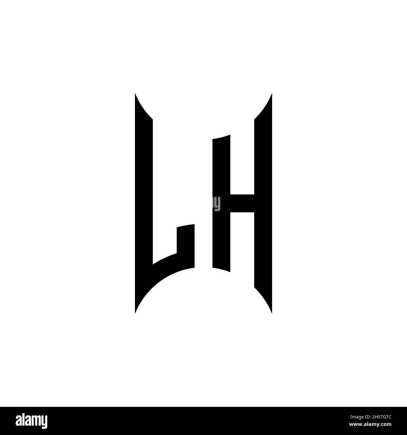 Lh Monogram Examples Lh initial Stock Vector Images - Alamy