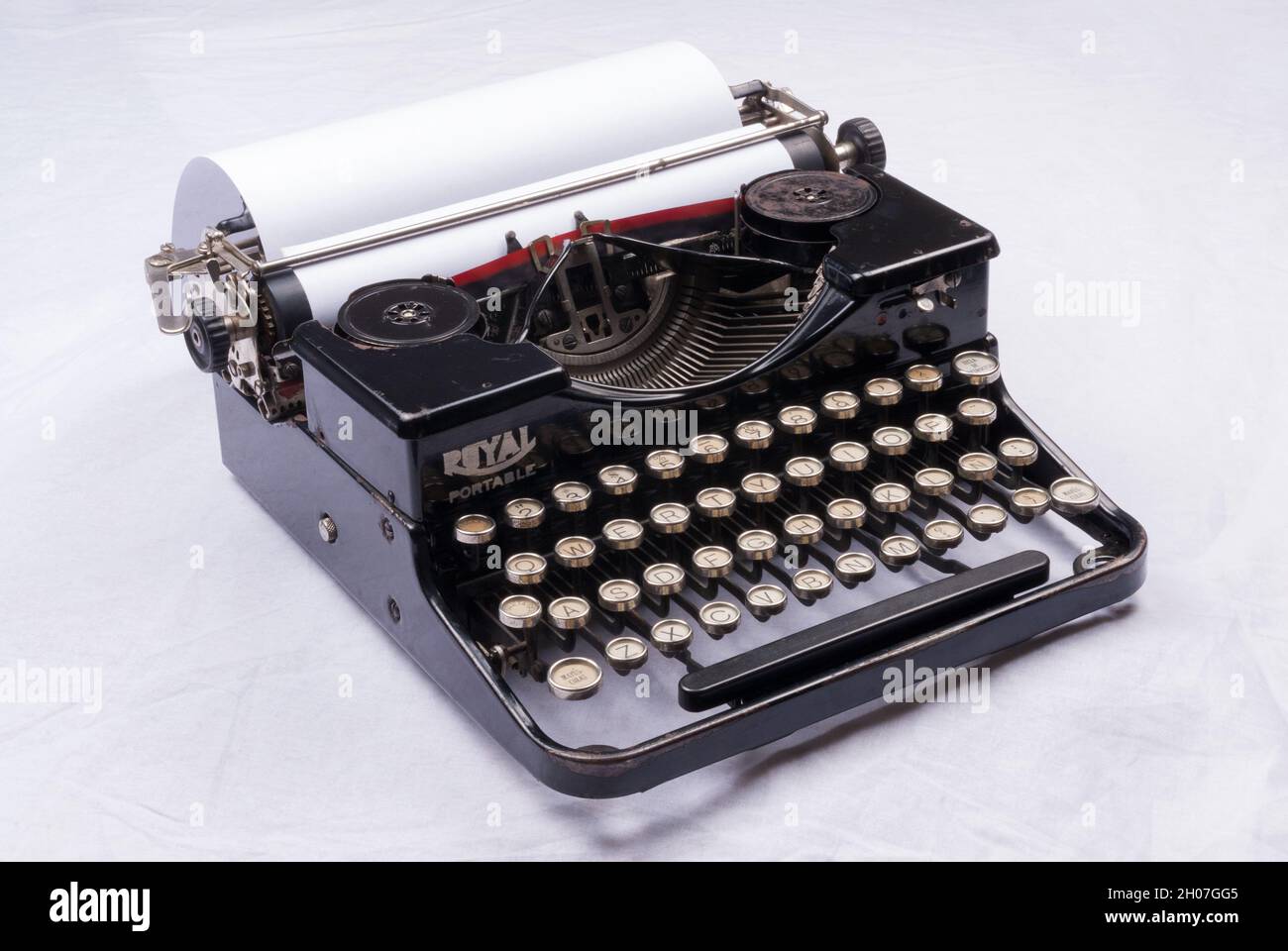 Keyboard and typewriter keys, detail. Evolution of technology in ...