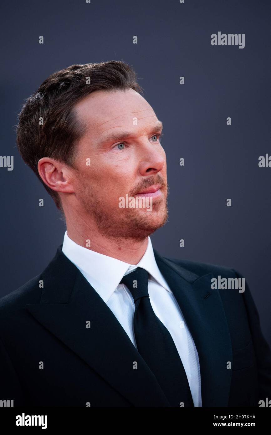 London, UK. 11 October 2021. Benedict Cumberbatch arriving for the UK premiere of ‘The ‘Power of the Dog’, at the Royal Festival Hall in London during the BFI London Film Festival Picture date: Sunday October 11, 2021. Photo credit should read: Matt Crossick/Empics/Alamy Live News Stock Photo