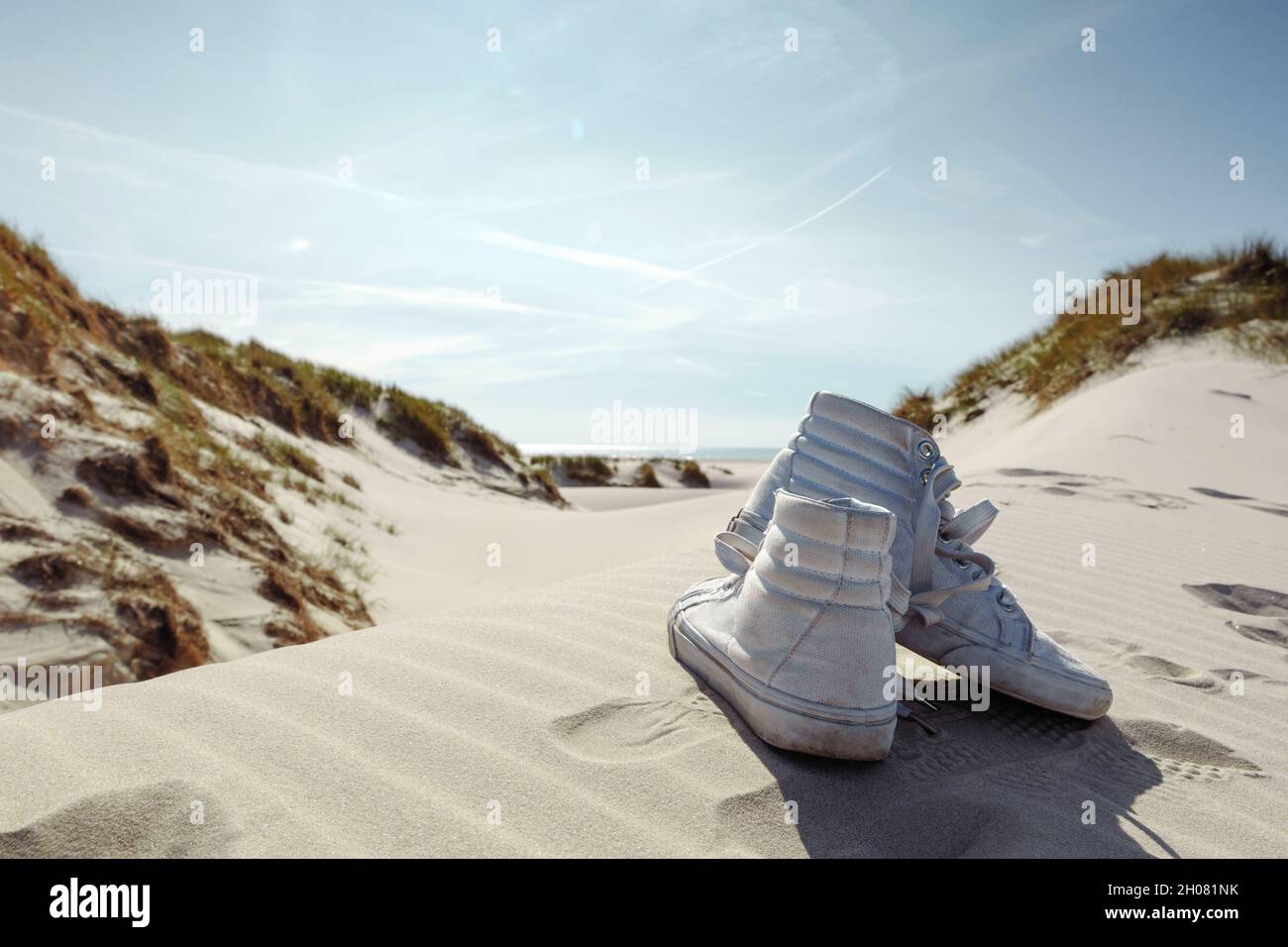 dunes slip on sneakers