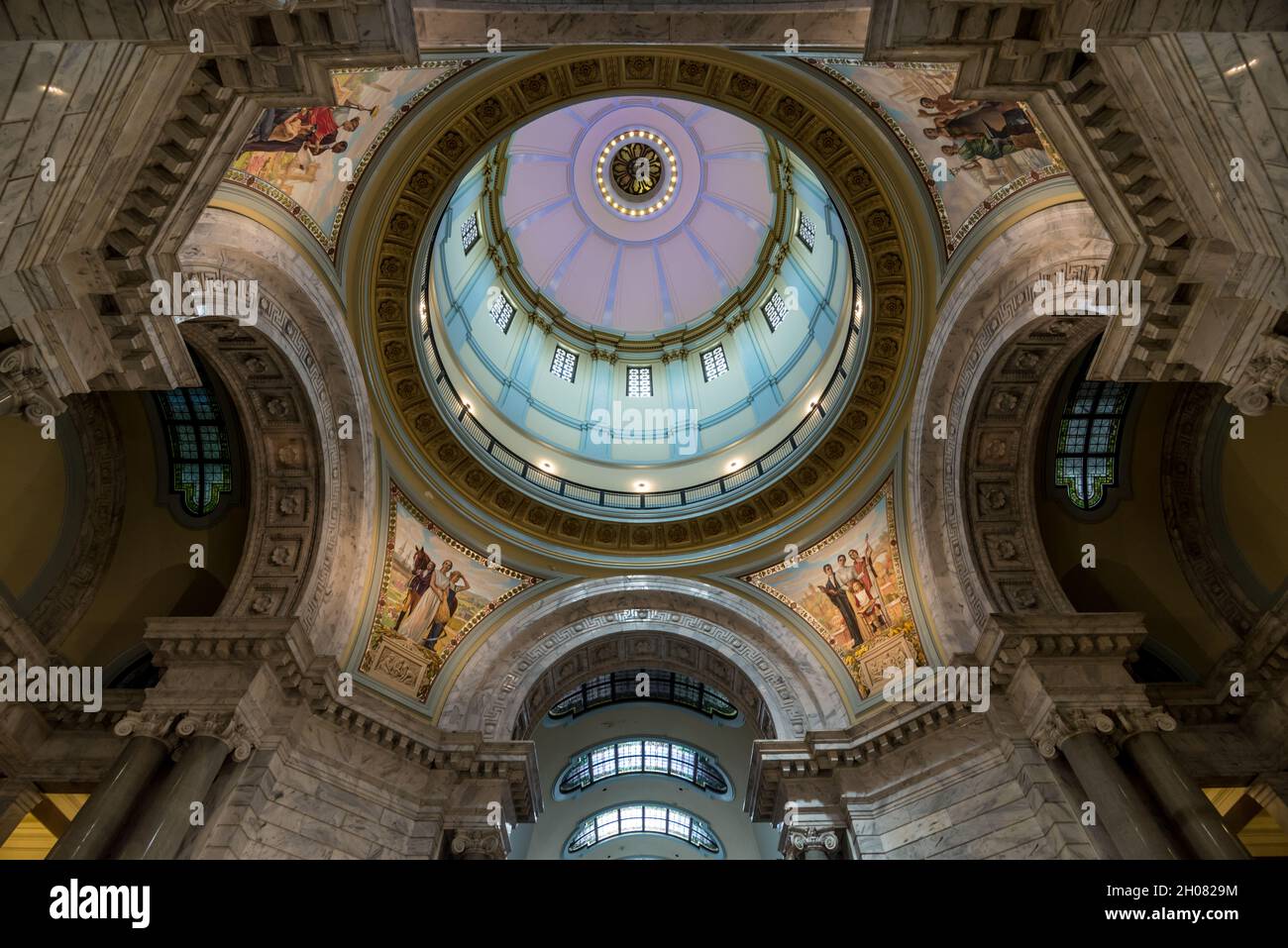 Kentucky Capitol Interior -  Franklin County - Frankfort Stock Photo