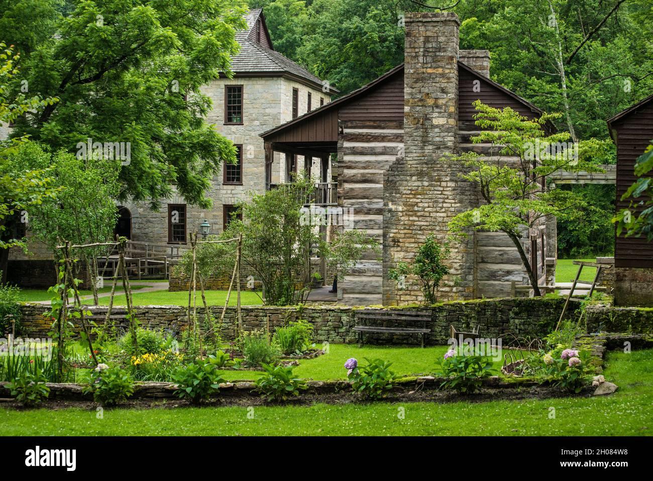 Spring Mill State Park Mitchell Indiana Stock Photo Alamy