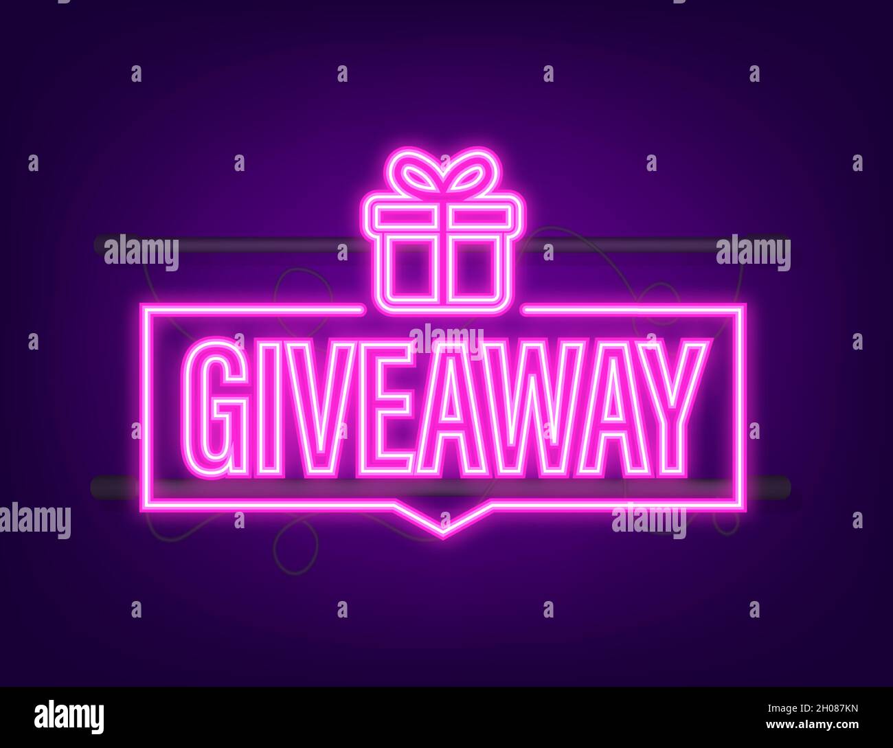 Social media contest giveaway and special offer Vector Image