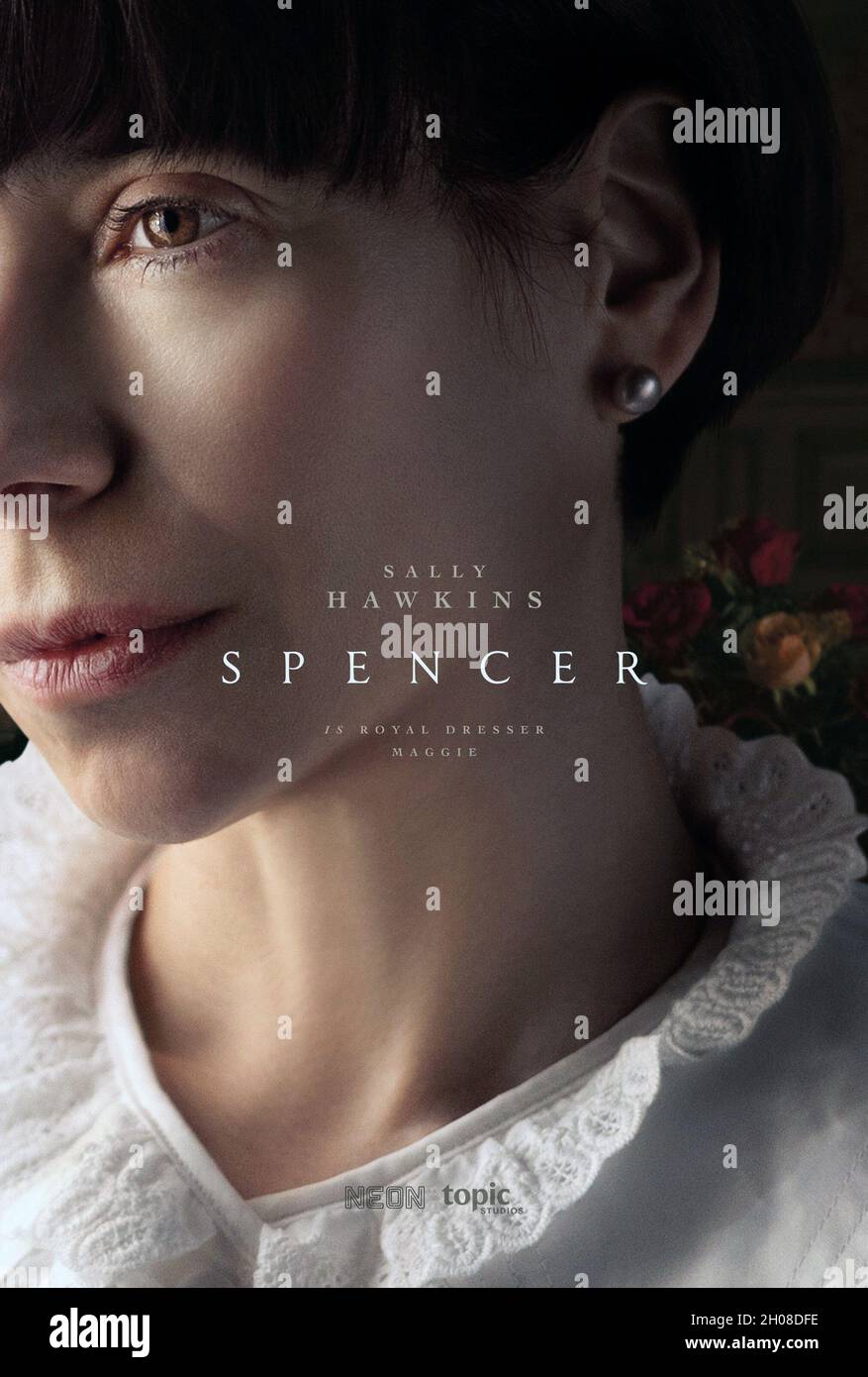 SPENCER, character poster, Sally Hawkins, 2021. © Neon / Courtesy