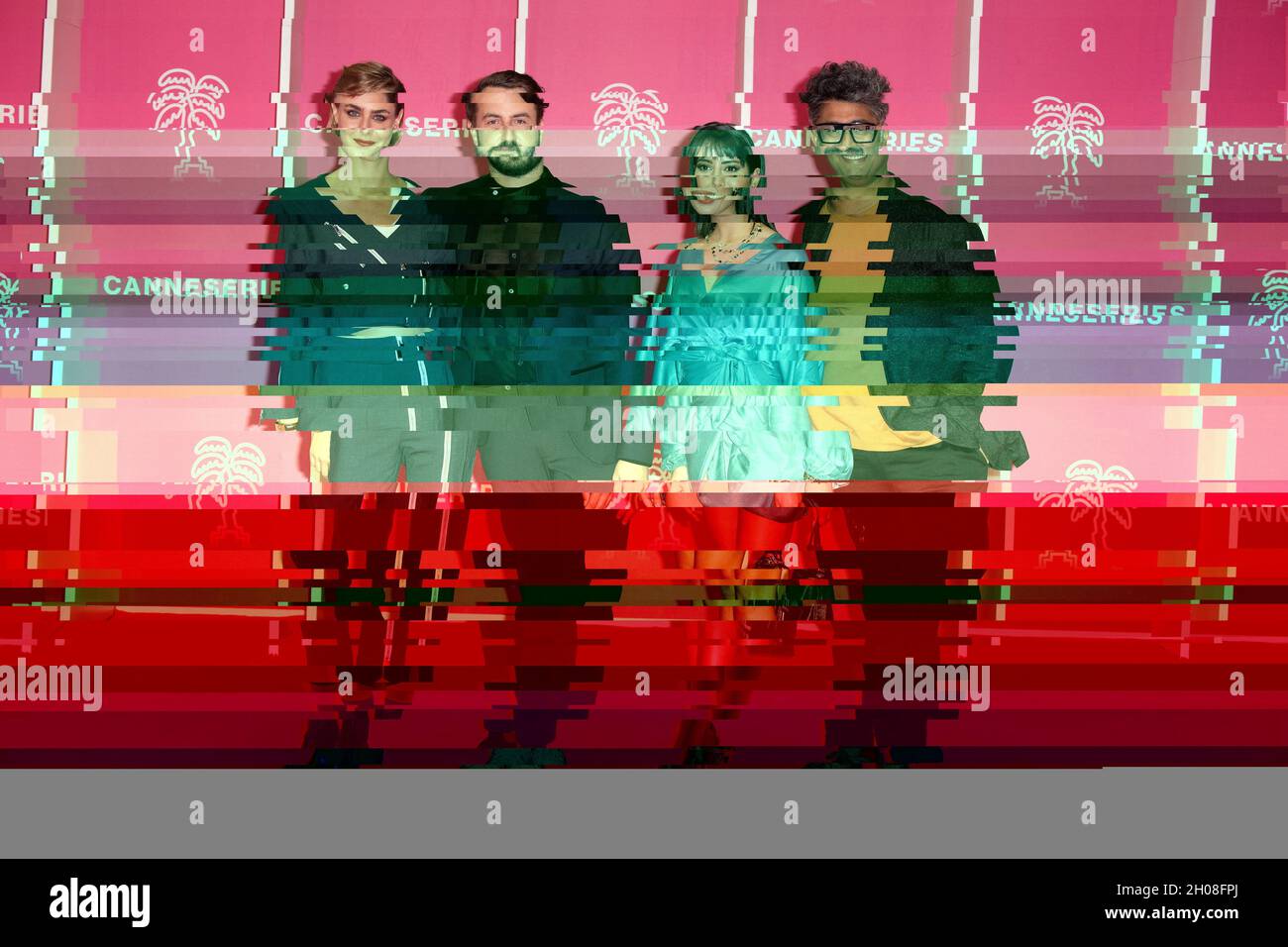 Marion Seclin, Niels Rahou, Moon A and Sebastien Follin attends the 4th
