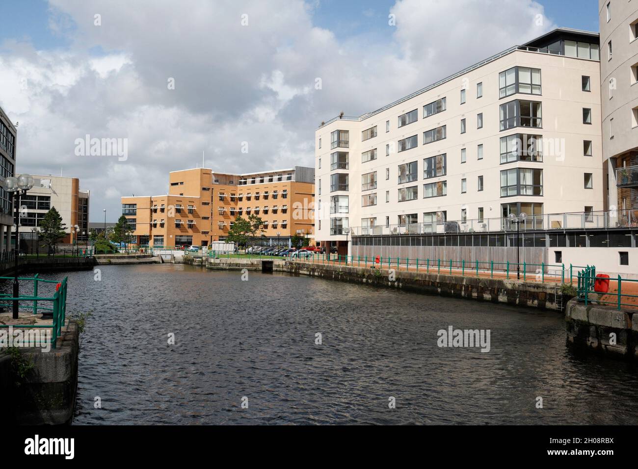 Commercial Buildings and Housing, in Cardiff Docks / Bay, Wales UK