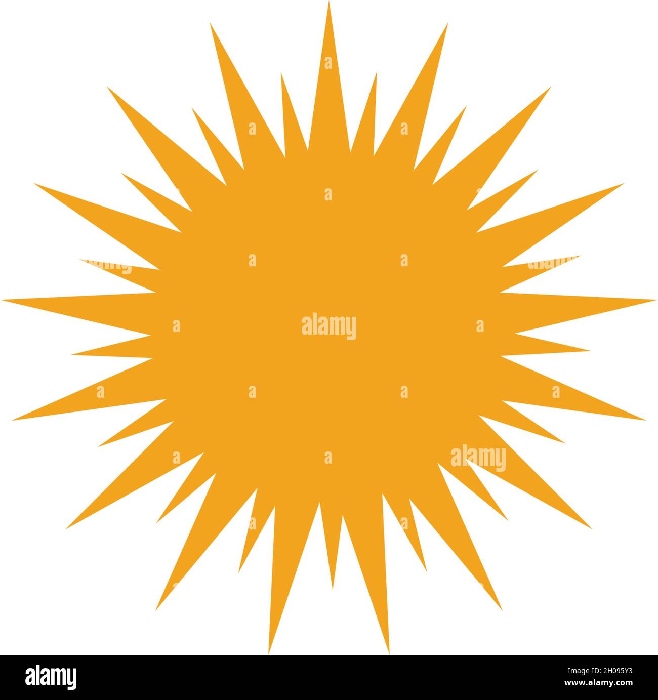 sun ilustration logo vector icon template Stock Vector Image & Art - Alamy