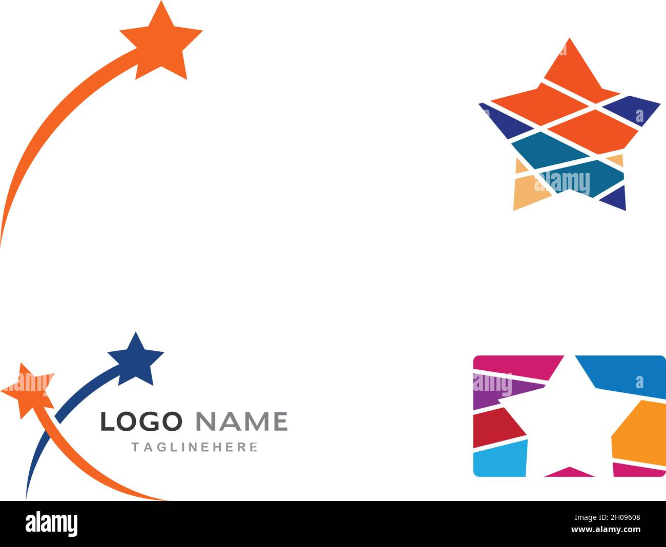 Star Logo Template vector icon illustration design Stock Vector Image ...