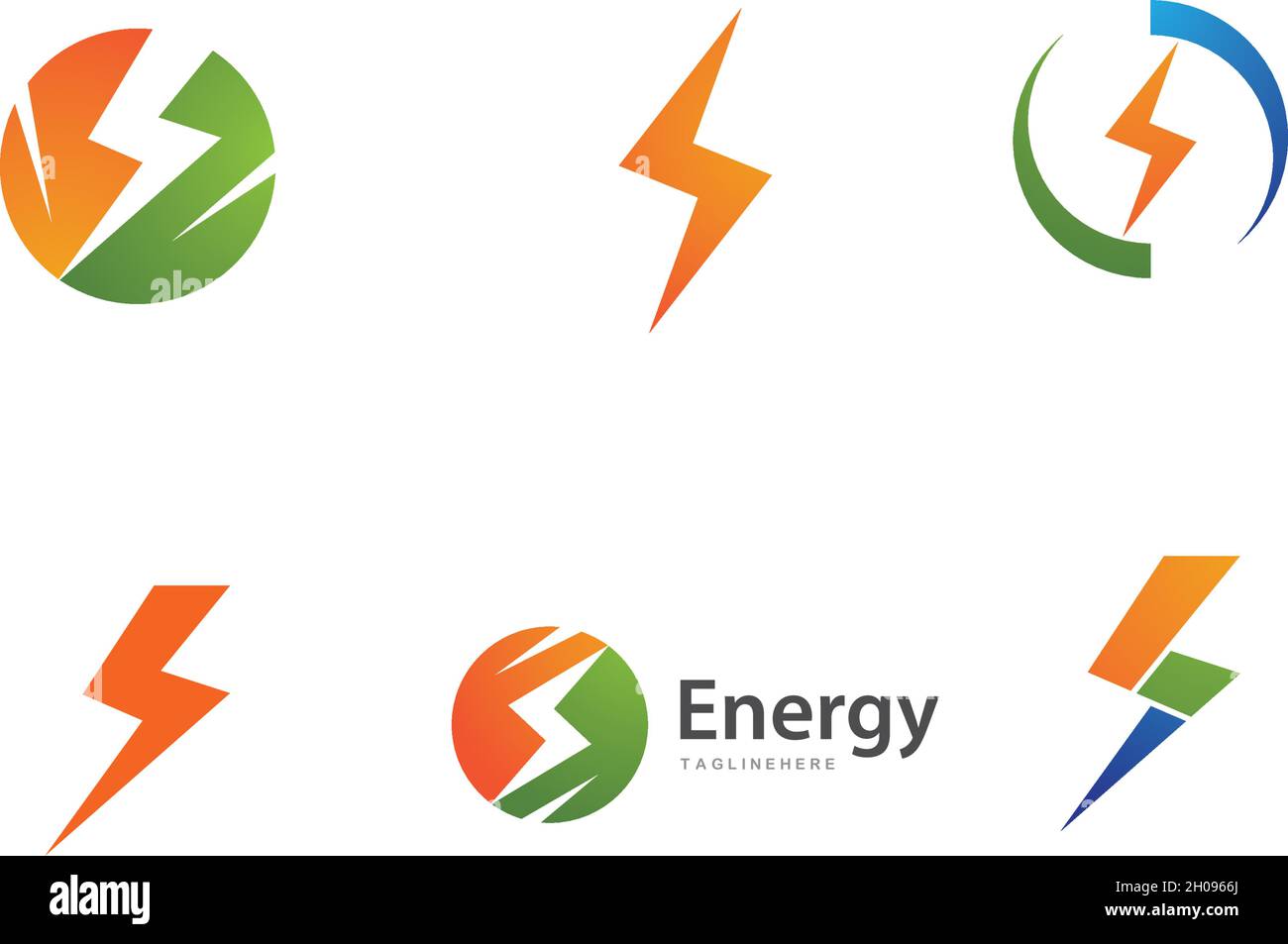 Lightning Logo Template vector icon illustration design Stock Vector ...